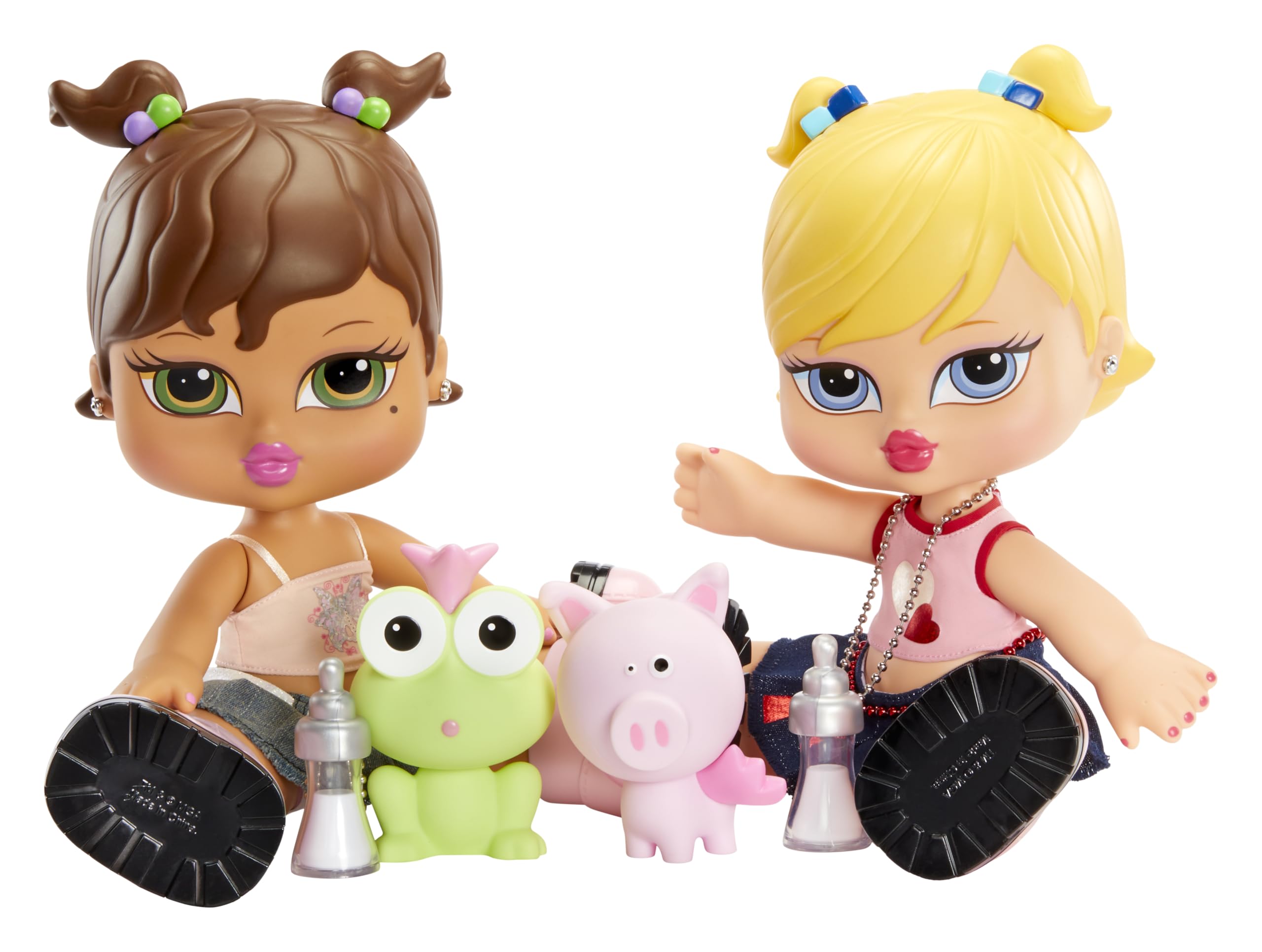 Bratz Big Babyz Yasmin - 34cm Collectible Doll with Pet & Bottle, Pink Fashion Outfit 6