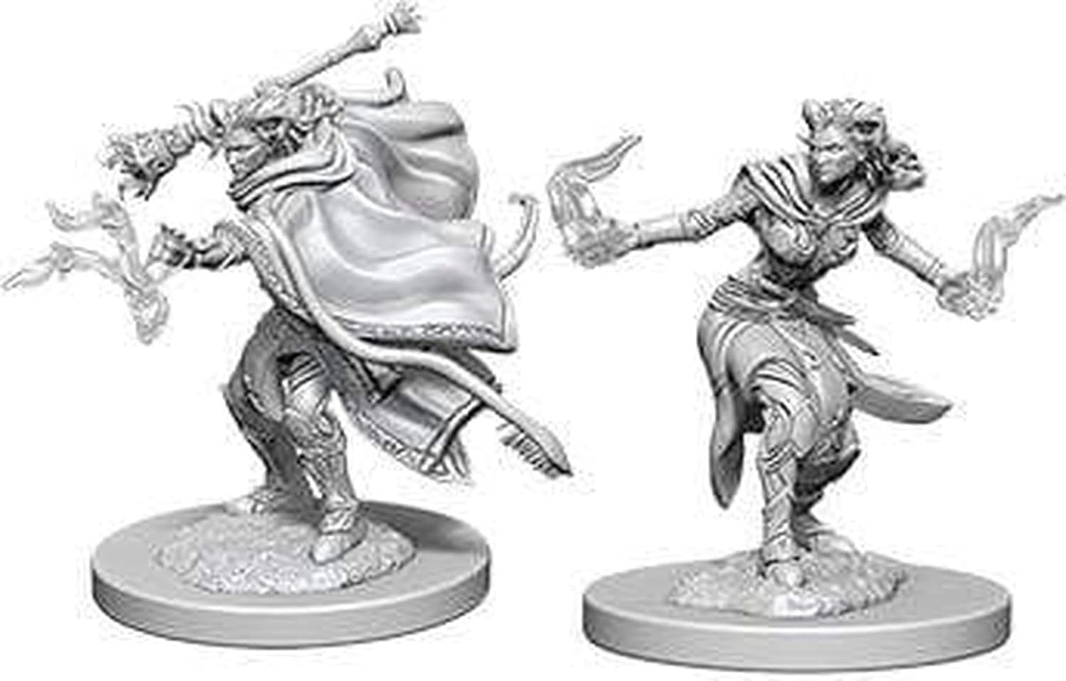 Dungeons & Dragons Nolzur's Marvelous Miniatures Female Tiefling Warlock Unpainted Set 1