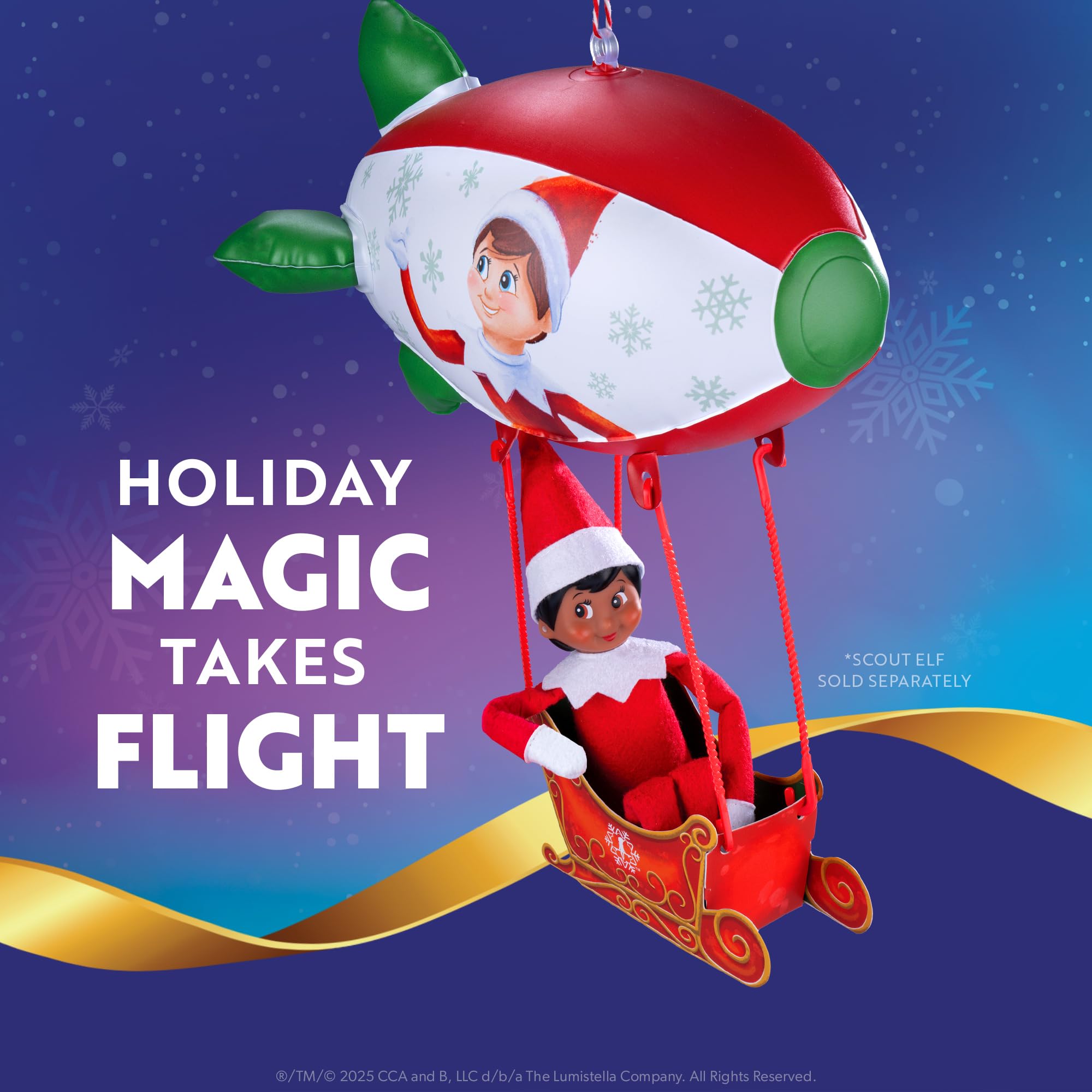 The Elf on the Shelf Polar Props Peppermint Blimp Ride - Limited 20th Anniversary Edition 6