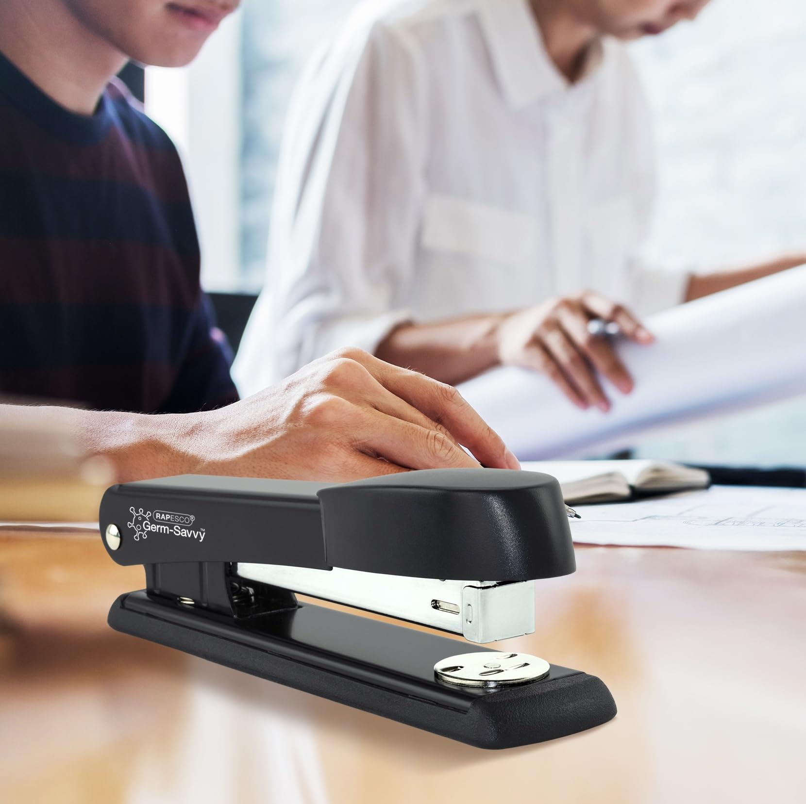 RAPESCO Marlin 1471 Desktop Stapler - 25 Sheet Capacity, Antibacterial | Includes R4 Remover & 5000 Staples 8