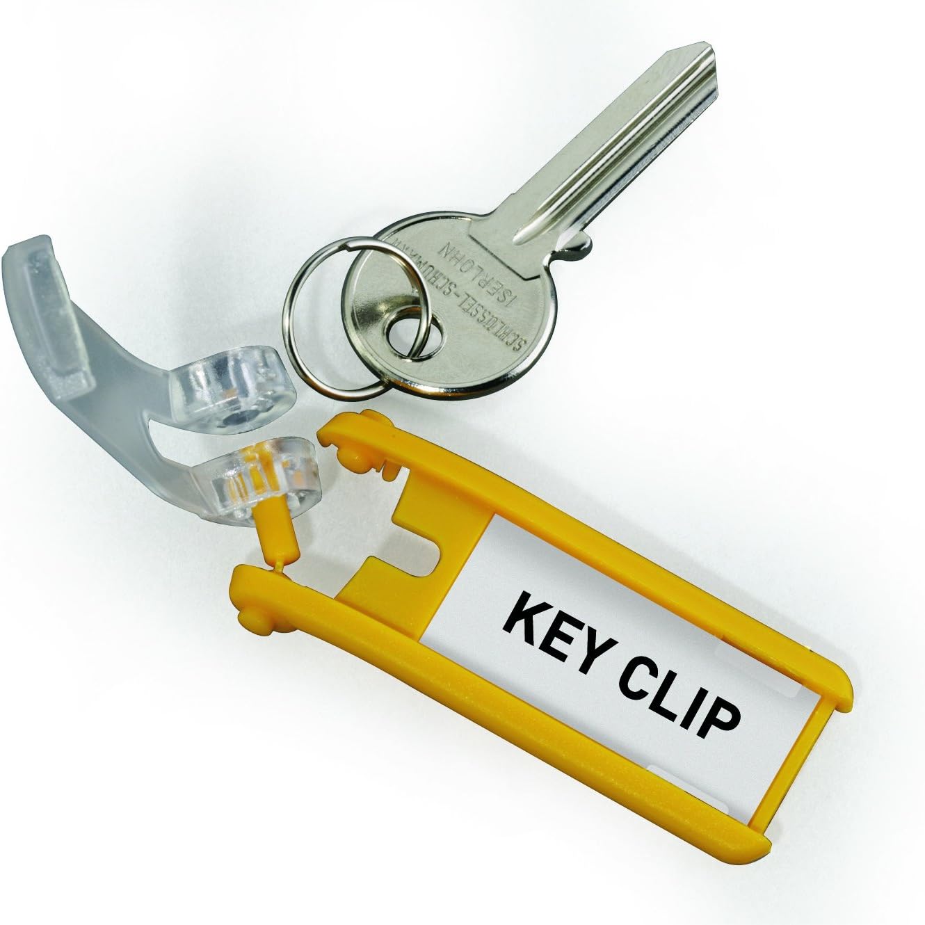 Durable Key Clips - Pack of 6 innovative key clips for clear and easy organisation of keys - Perfect for use with DURABLE Key Safes 7