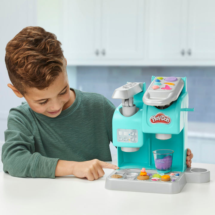 Play-Doh Super Colourful Cafe Playset - Pretend Play Coffee Shop with 8 Pots & 20 Accessories