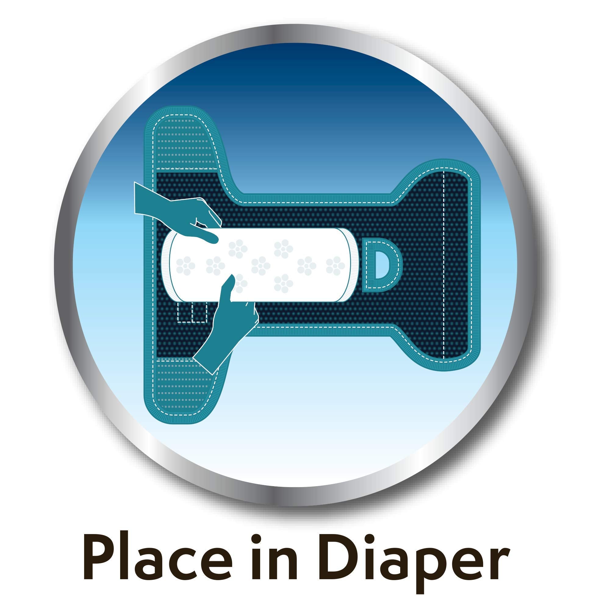 Simple Solution Disposable Dog Diaper Liners - Ultra-Absorbency | Pack of 22 3