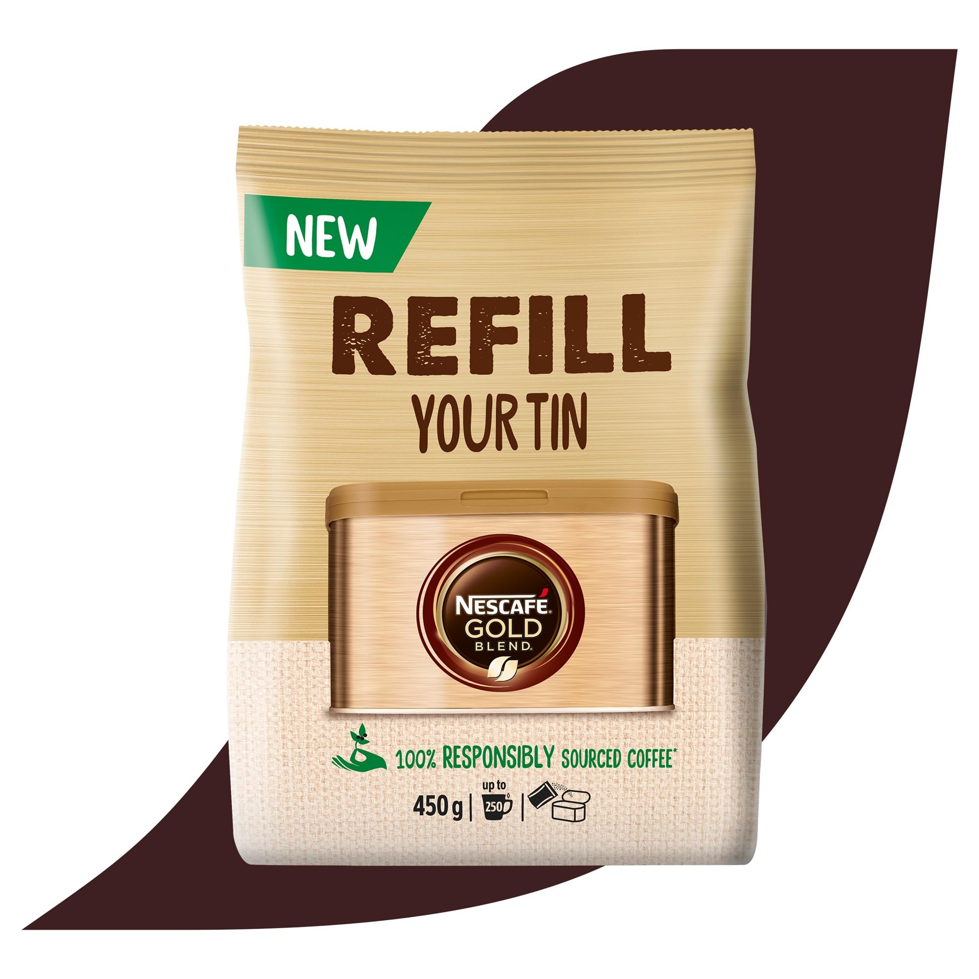 NESCAFÉ Gold Blend Instant Coffee 450g Refill Pouch 7