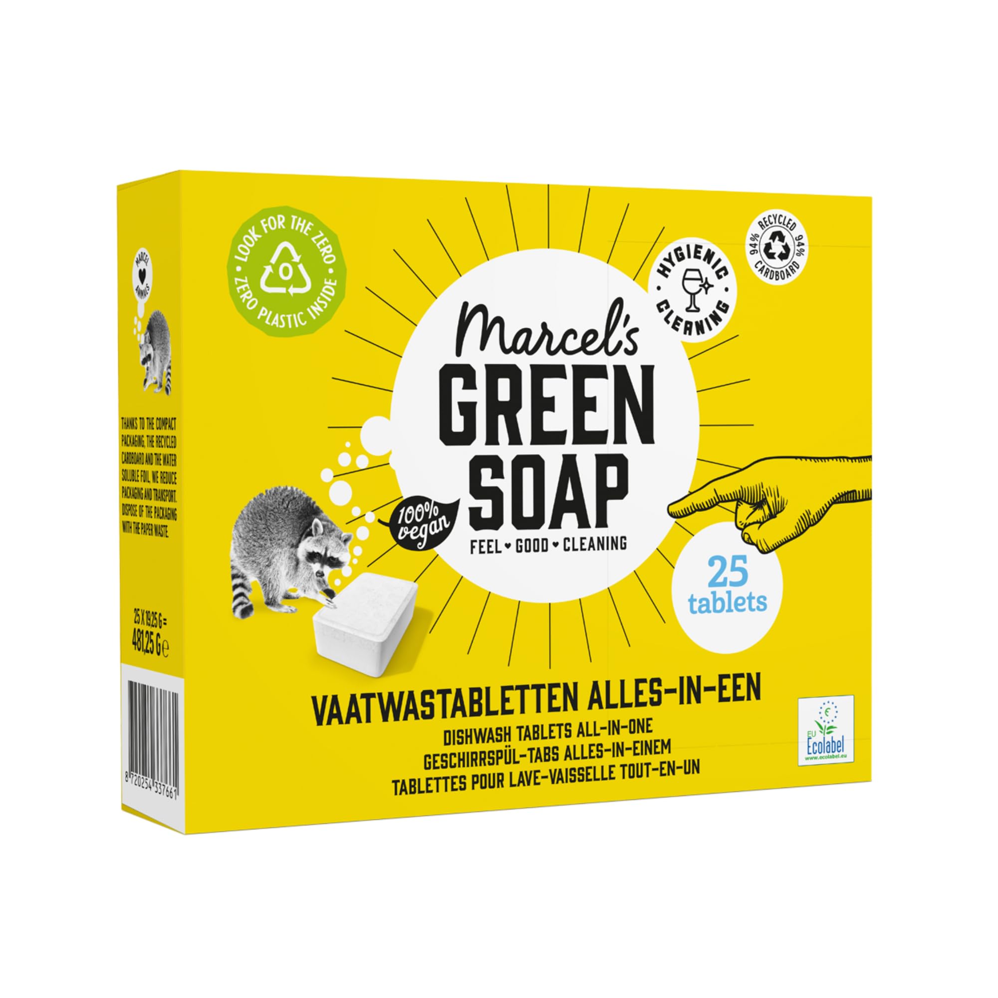 Marcel's Green Soap Dishwasher Tablets All-in-One