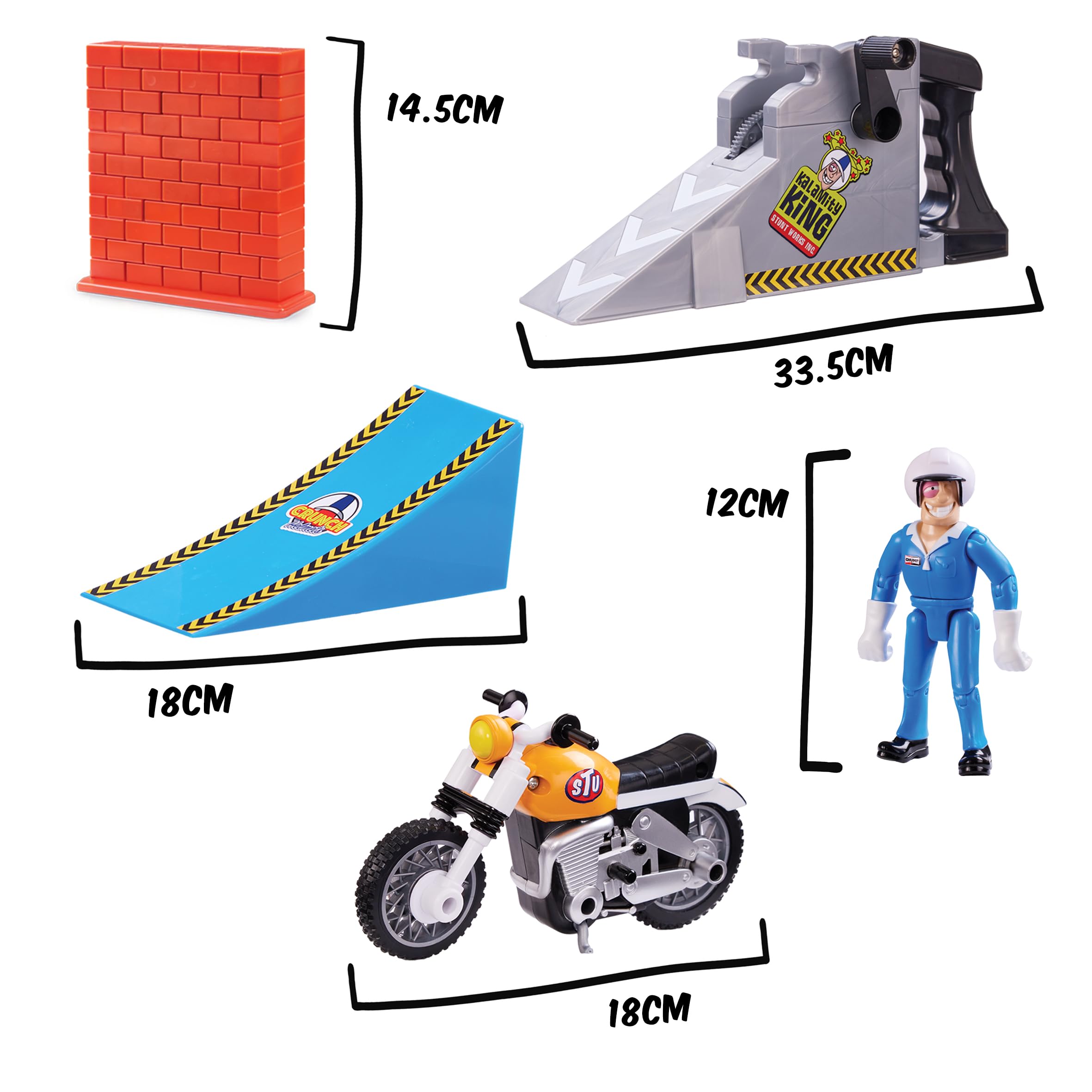 Stuntman Stu Nitro Boost Stunt Bike - Rev, Zoom & Jump Playset for Kids 5+ 5