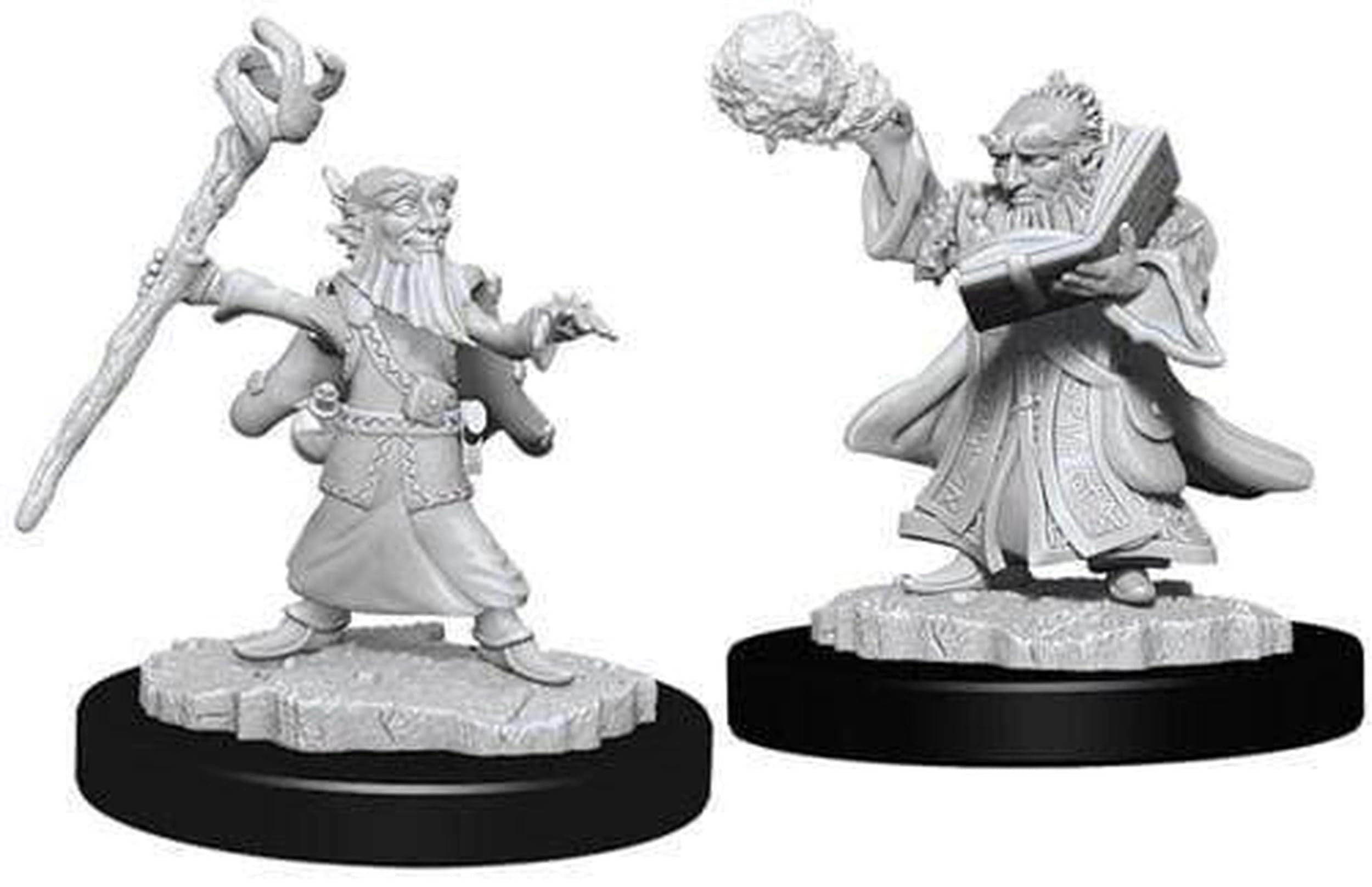 WizKids D&D Nolzur's Marvelous Unpainted Miniatures: Gnome Female Wizard [Plastic] 2