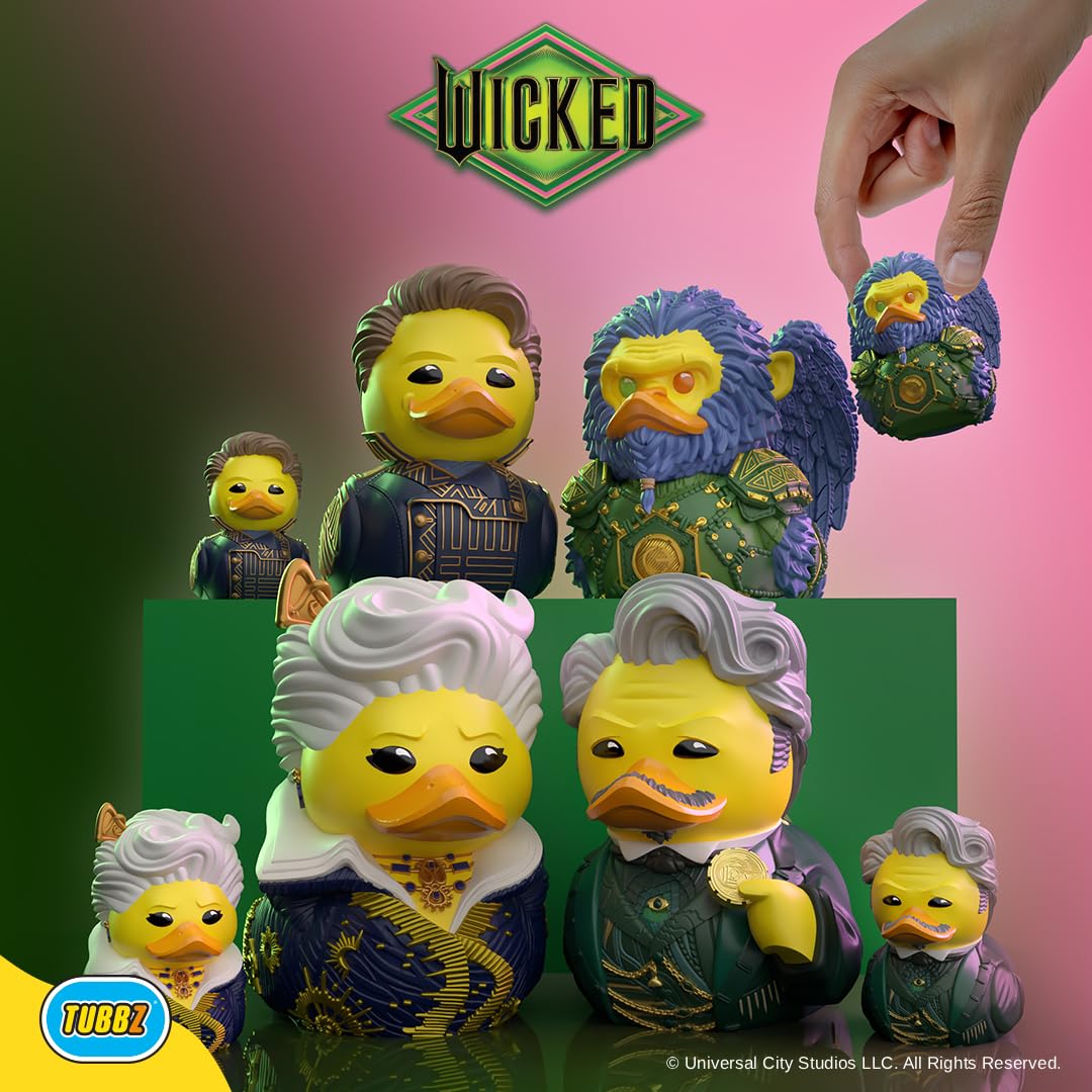 TUBBZ Mini Collectible Figure - Wicked For Good Prince Fiyero Cosplaying Rubber Duck | 5 cm 6