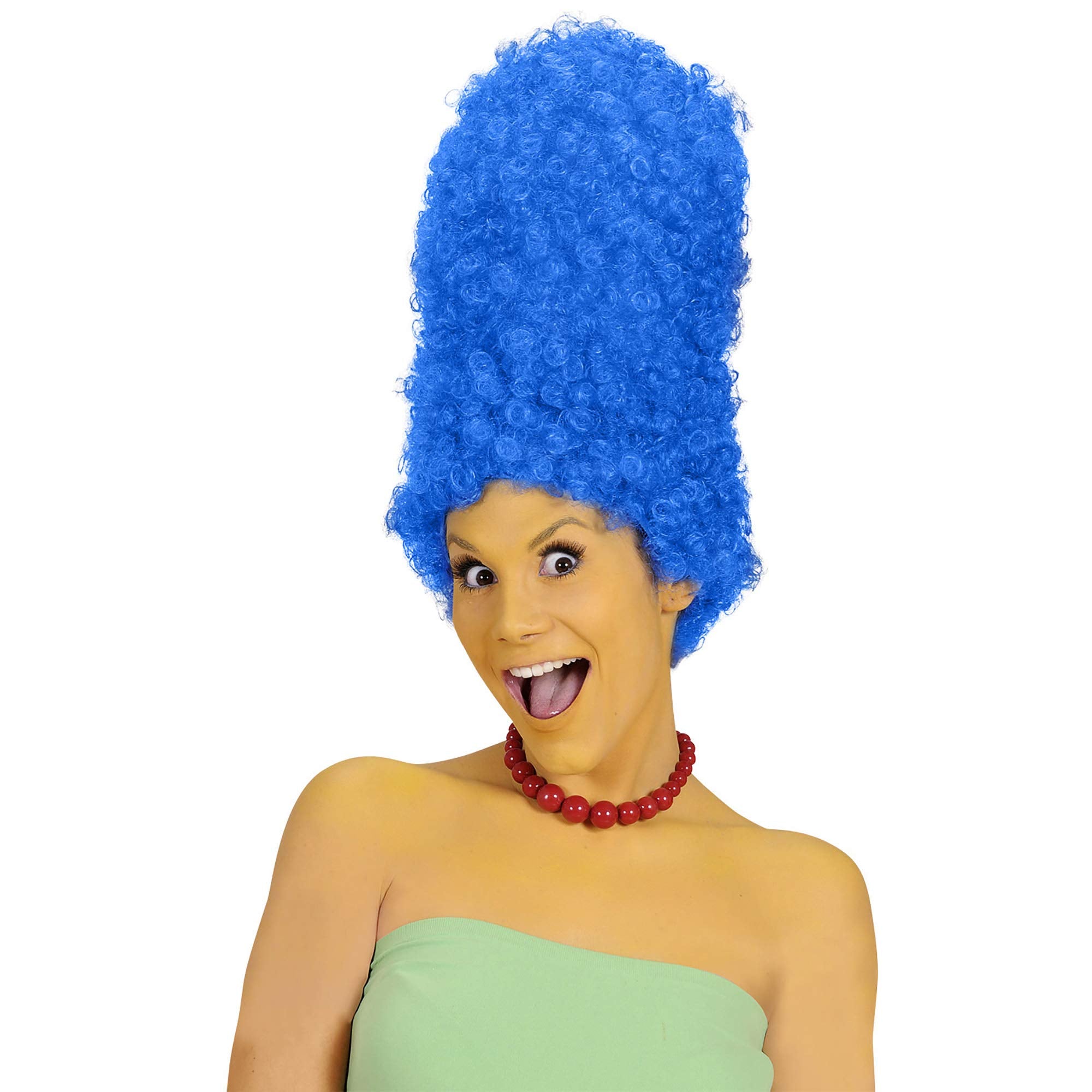 Widmann Marge Simpson Wig - Blue Cartoon Character Costume Accessory 5