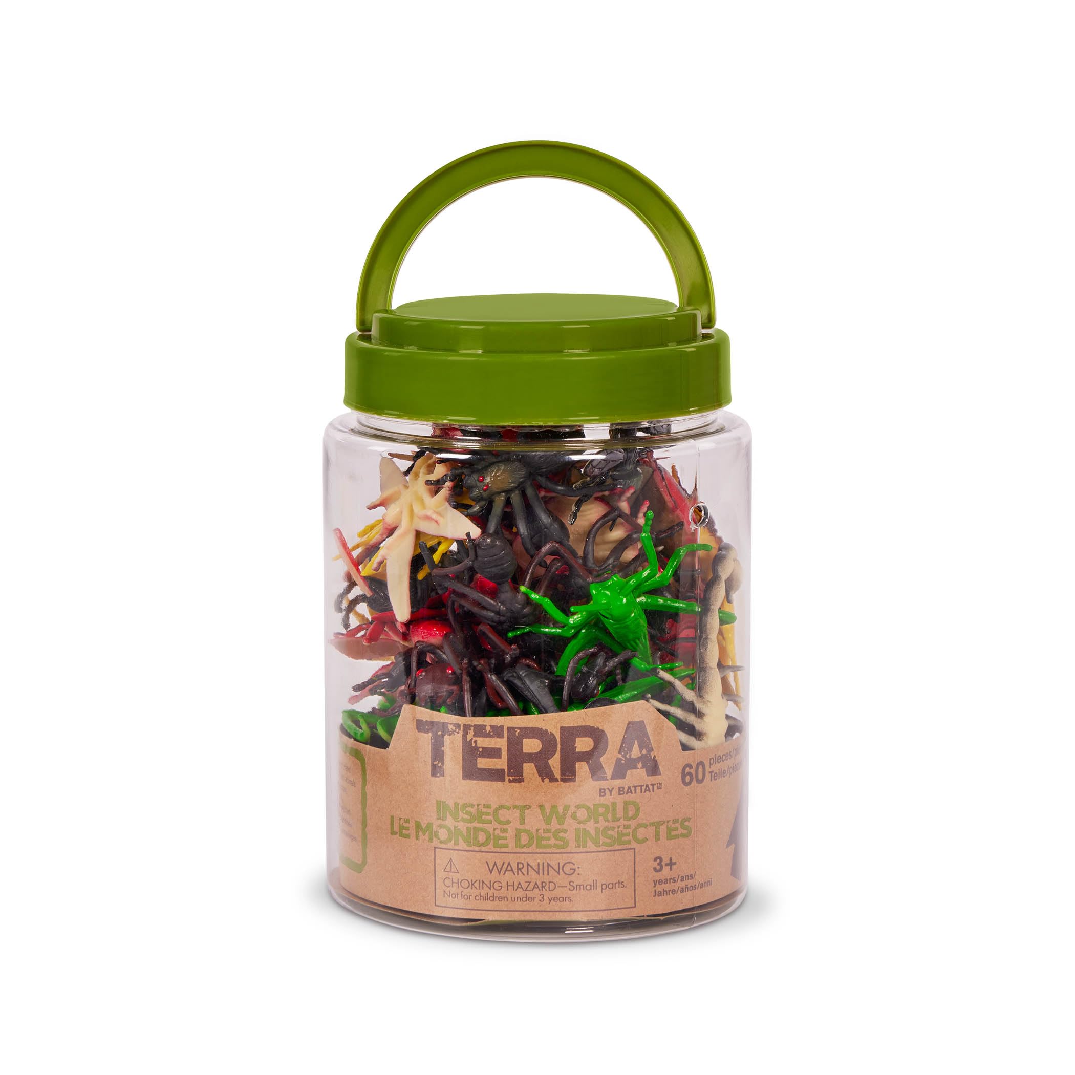 Terra by Battat Insect World - 60pc Miniature Plastic Bug Figurines | Realistic Animal Toys for Ages 3+ 8