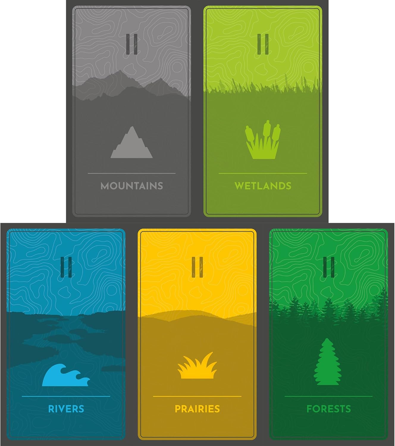 AEG Cascadia Rolling Hills Roll & Write Dice Game Expansion 4