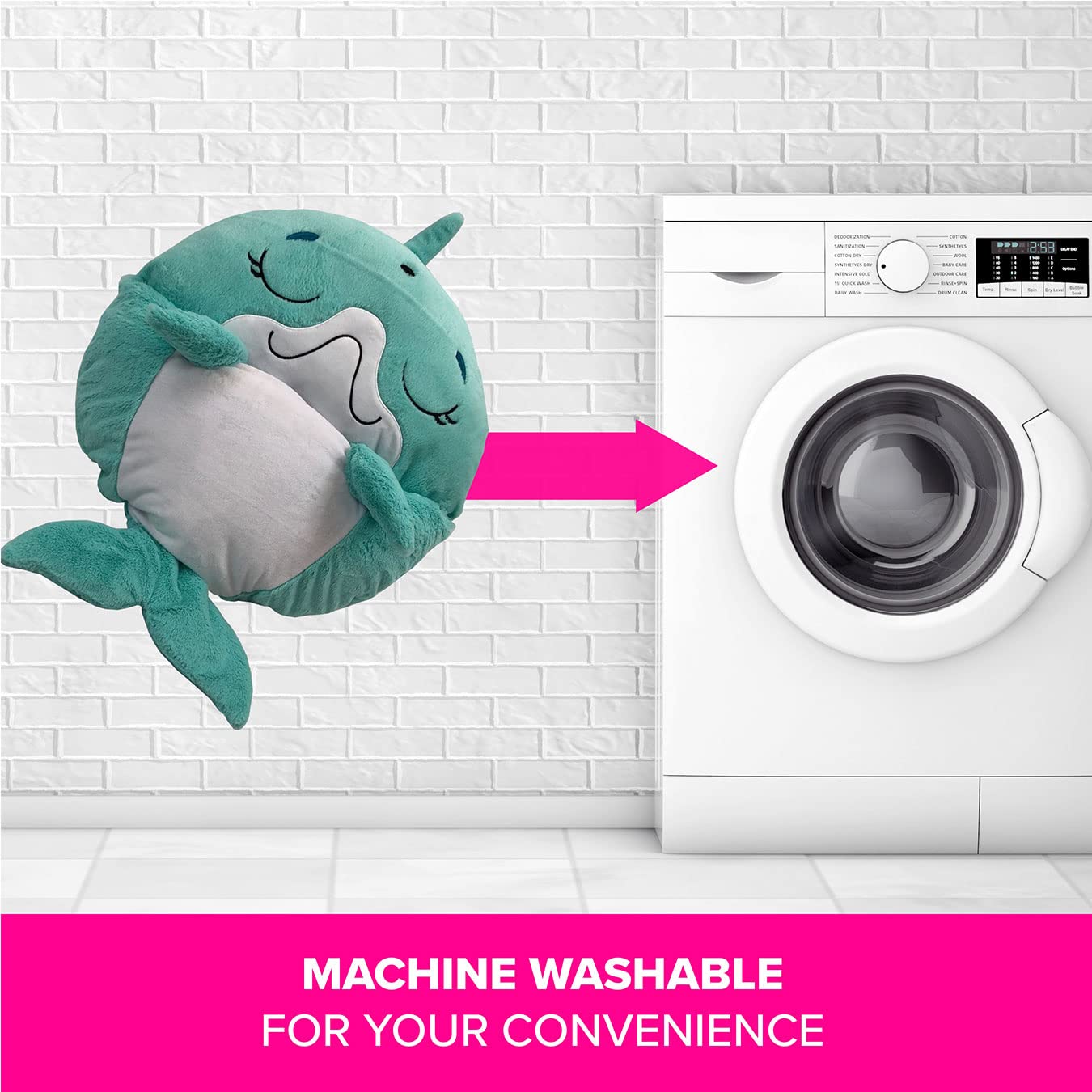 Happy Nappers Kinderschlafsack – Disco-Delfin – Plüschtier und Schlafsack zum Spielen und für Nickerchen 6