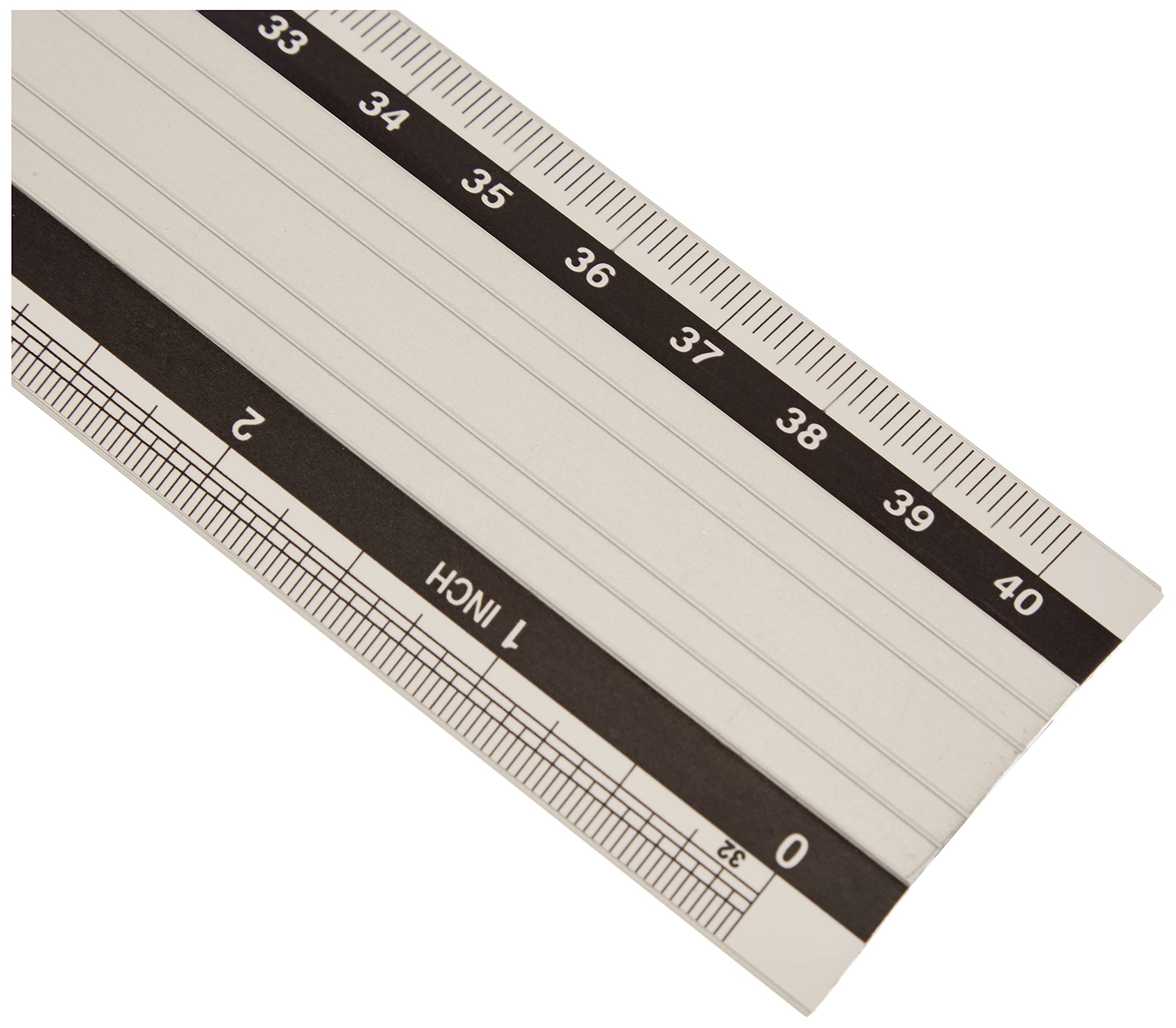 Westcott E-10192 00 Aluminum Ruler - 40 cm / 16' Length | Metric & Inch Scale 3