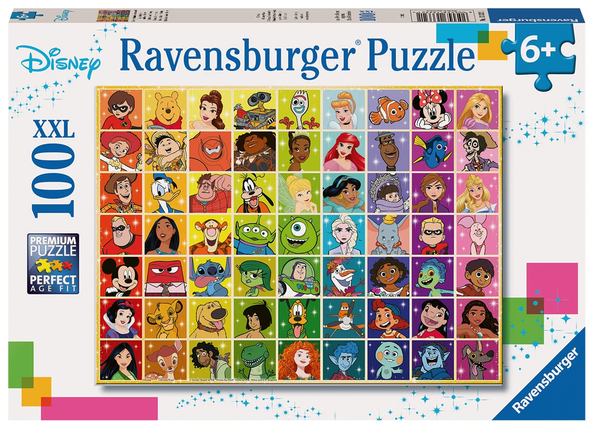 Ravensburger Disney & Pixar Colour Palette 100-Piece XXL Puzzle for Kids 6 Years and Up 1