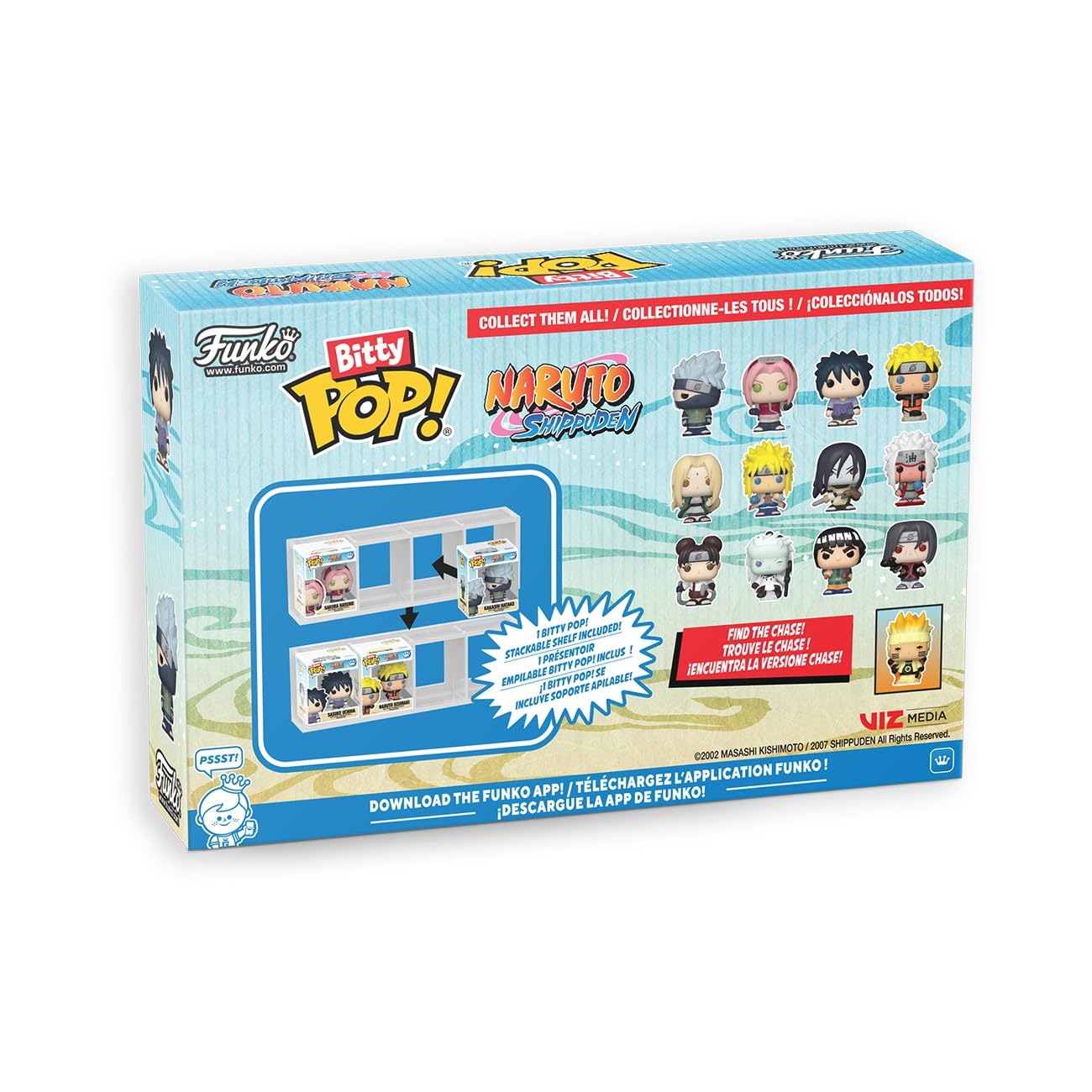 Funko Bitty POP! Naruto Shippuden - Team 2 4 Pack Collectable Vinyl Figures | Minato Namikaze 2