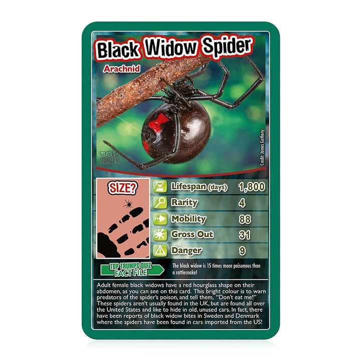 Top Trumps Bugs Classic Card Game - Educational Insect & Arachnid Trivia for Kids 6+