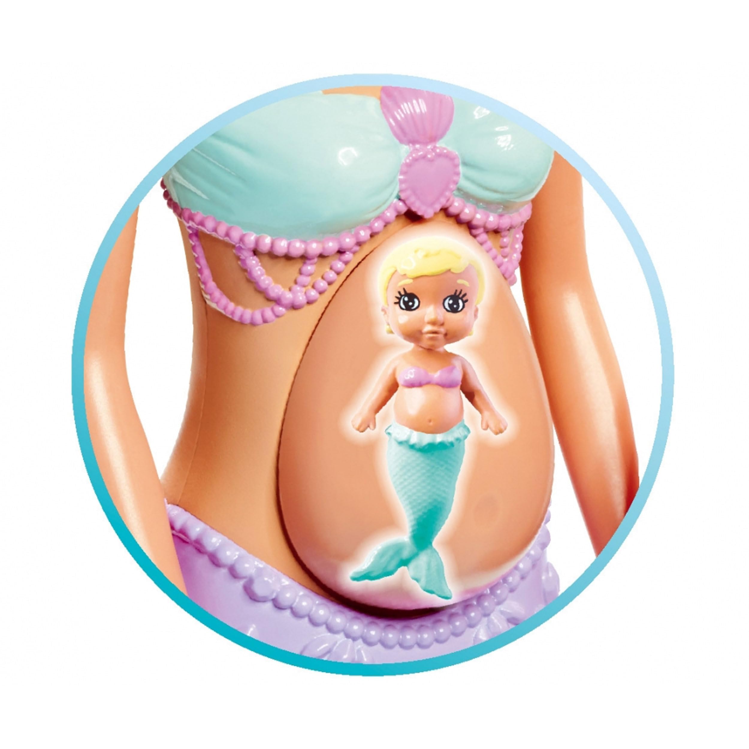 Simba Steffi Love Mermaid Family Doll Set with Kevin Mermaid and Baby | 29 cm | Ages 3+ 4
