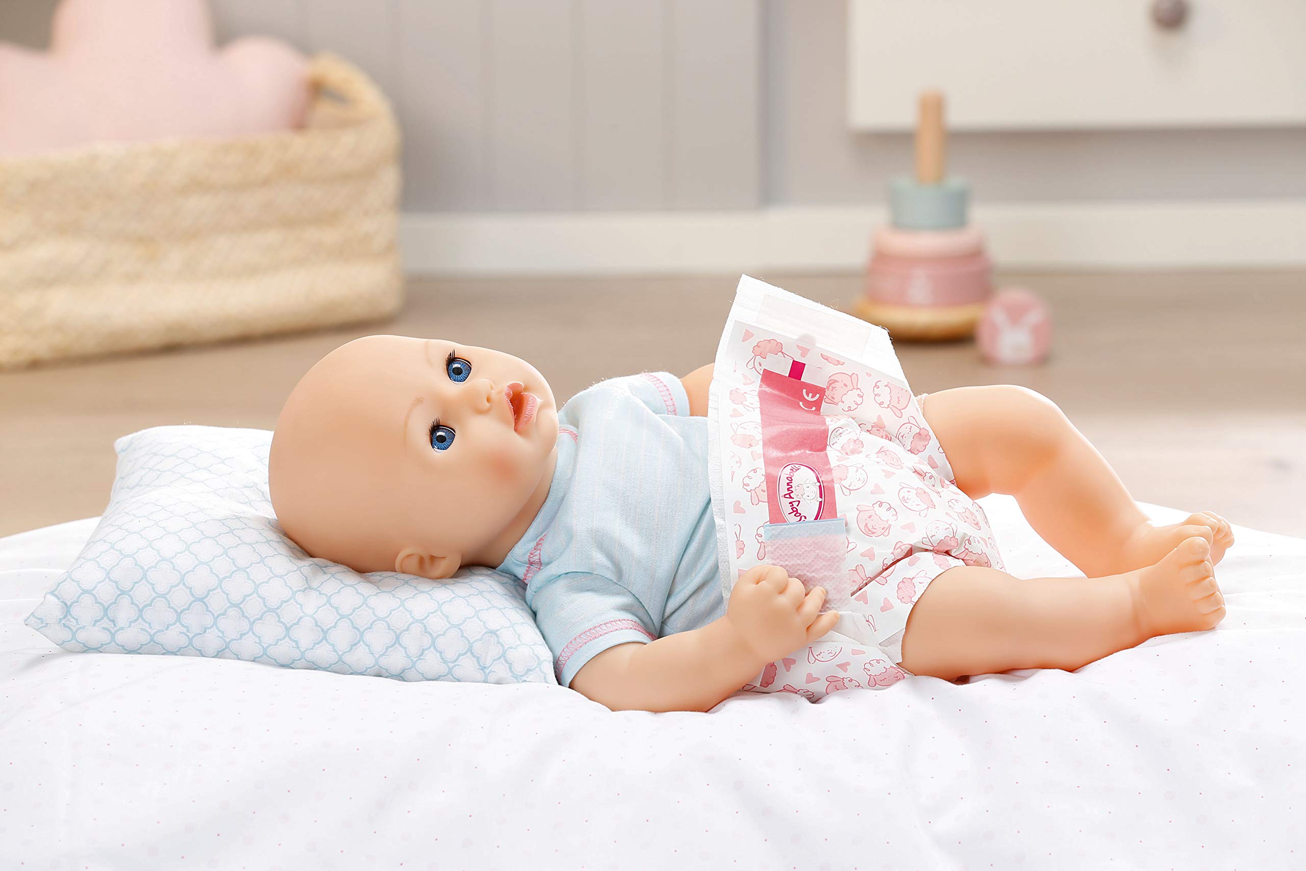 Baby Annabell Nappies for 43 cm Dolls - Easy Fit Design | Promotes Empathy | 5 Pack 2