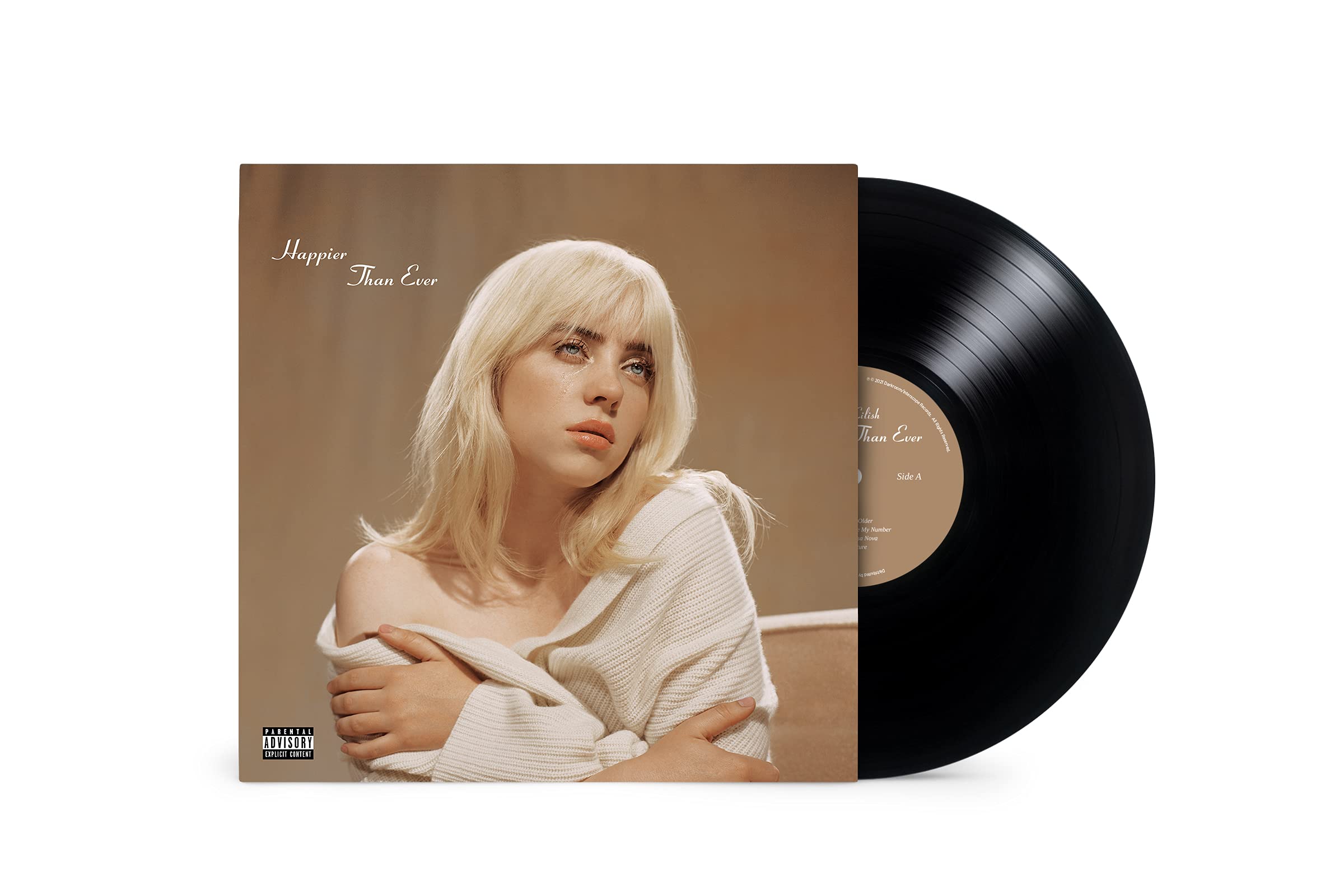 Billie Eilish – Happier Than Ever [Recyceltes schwarzes Vinyl] 4