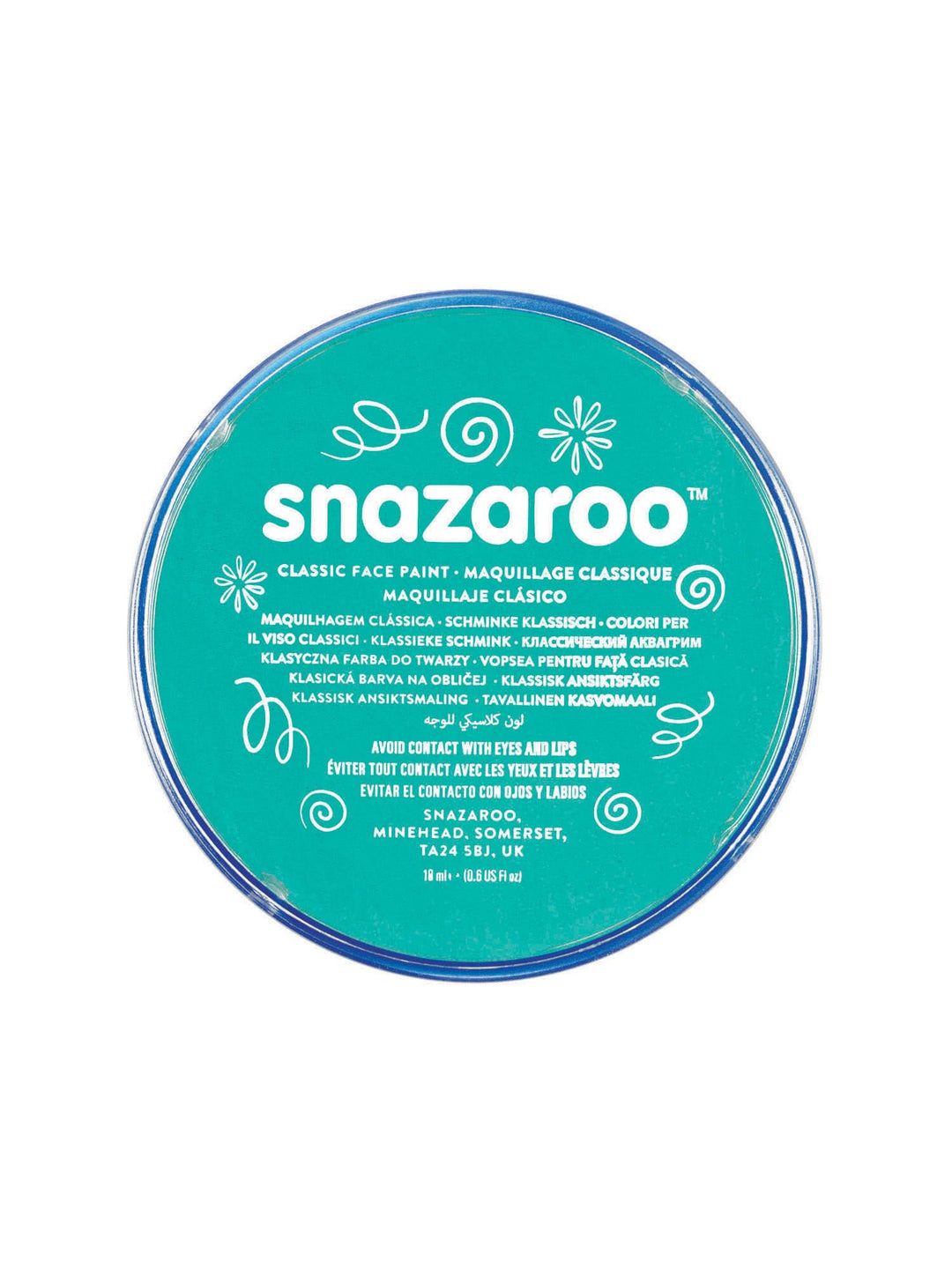 Snazaroo - Sea Blue Classic Face and Body Paint (18ml)
