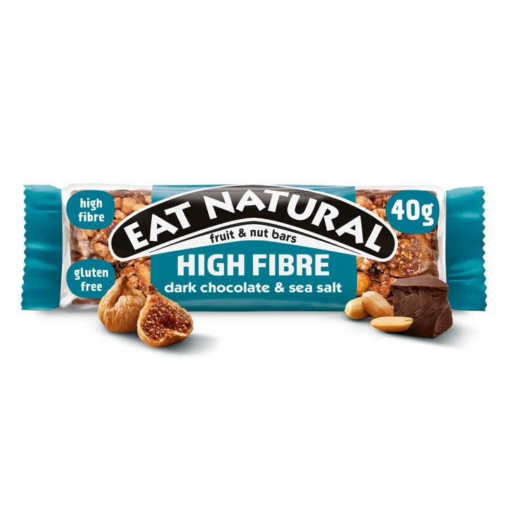 Eat Natural Dark Chocolate & Sea Salt Fruit & Nut Bars 12 x 40g