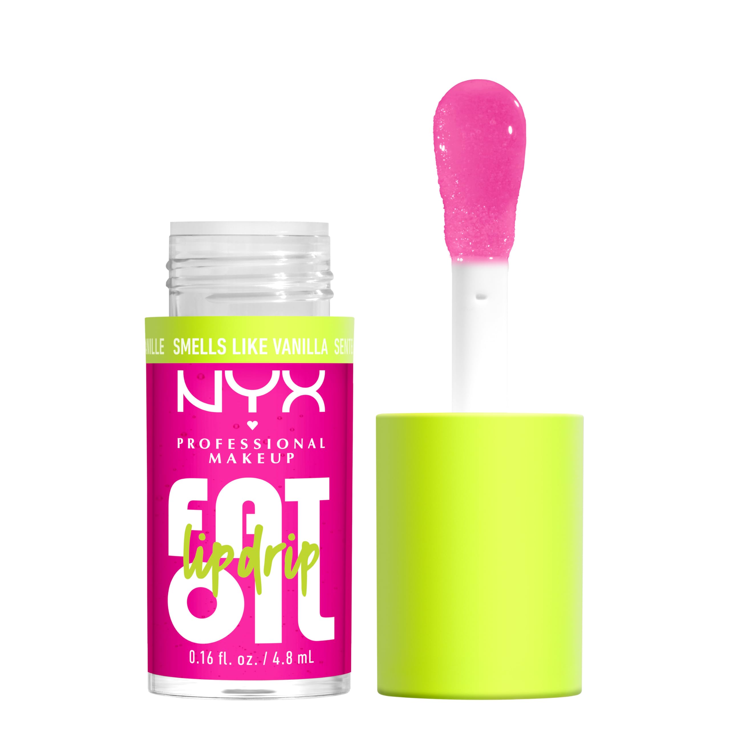 NYX PROFESSIONAL MAKEUP Fat Oil Lip Drip Lip Gloss - High Shine Tinted Gloss | 12 Hr Hydration | 4.8 ml 1