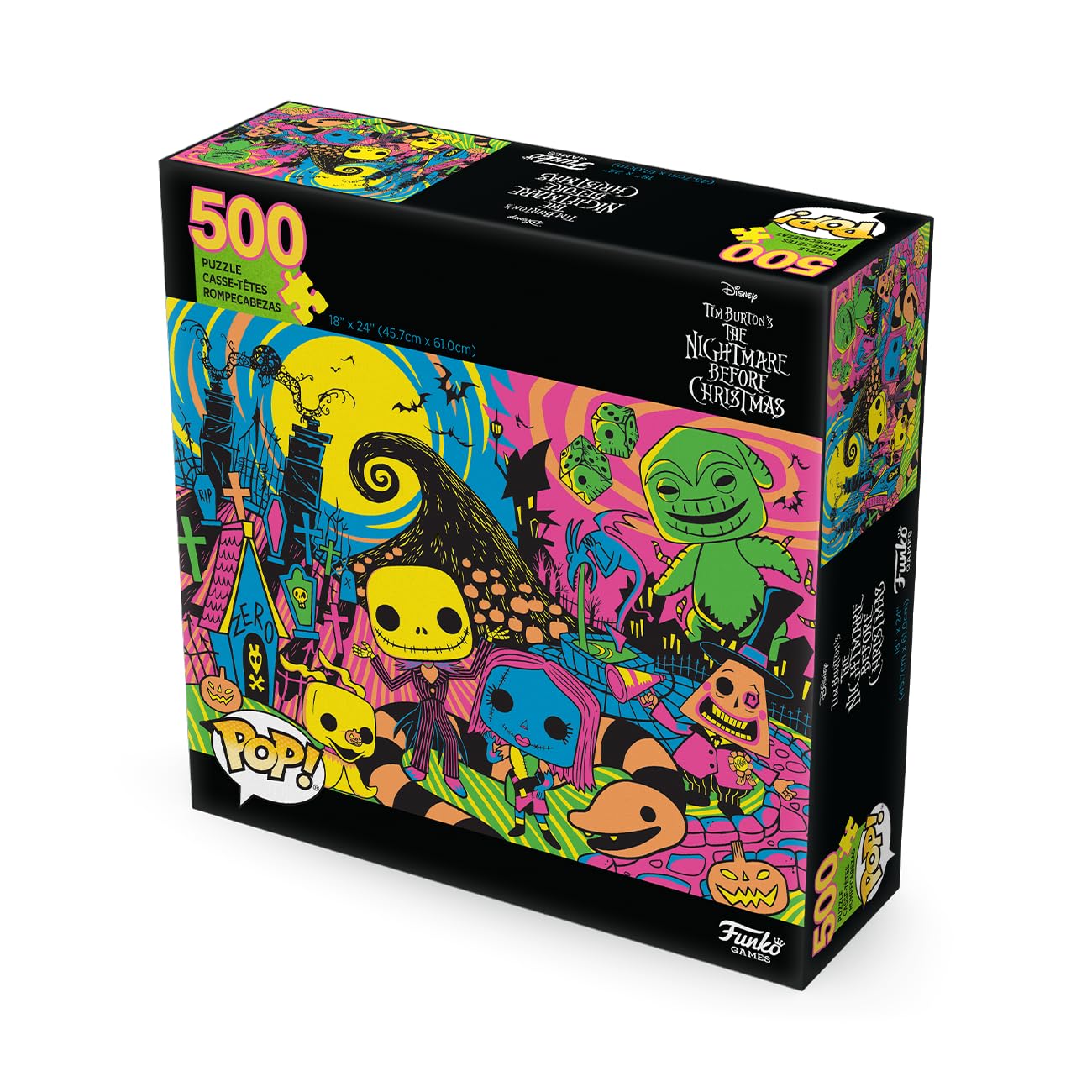 Funko POP! Puzzle - The Nightmare Before Christmas - 500 Piece Jigsaw with Crown Piece 9