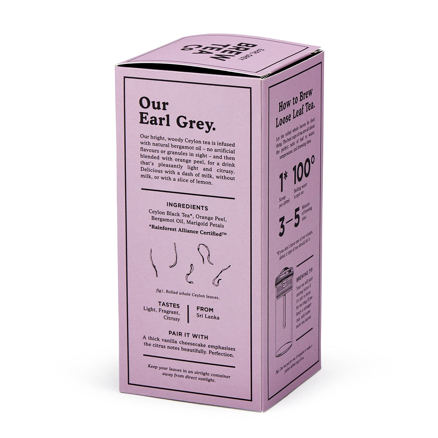 Brew Tea Co - Earl Grey Loose Leaf Tea (113g) 4