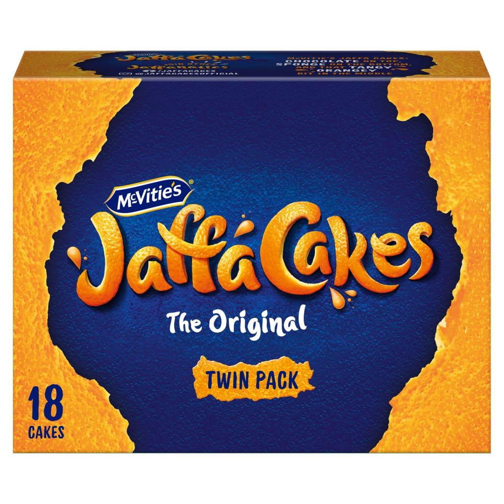 McVitie's Jaffa Cakes Original Chocolate Biscuits Twin Pack 18 Cakes, 198g 1