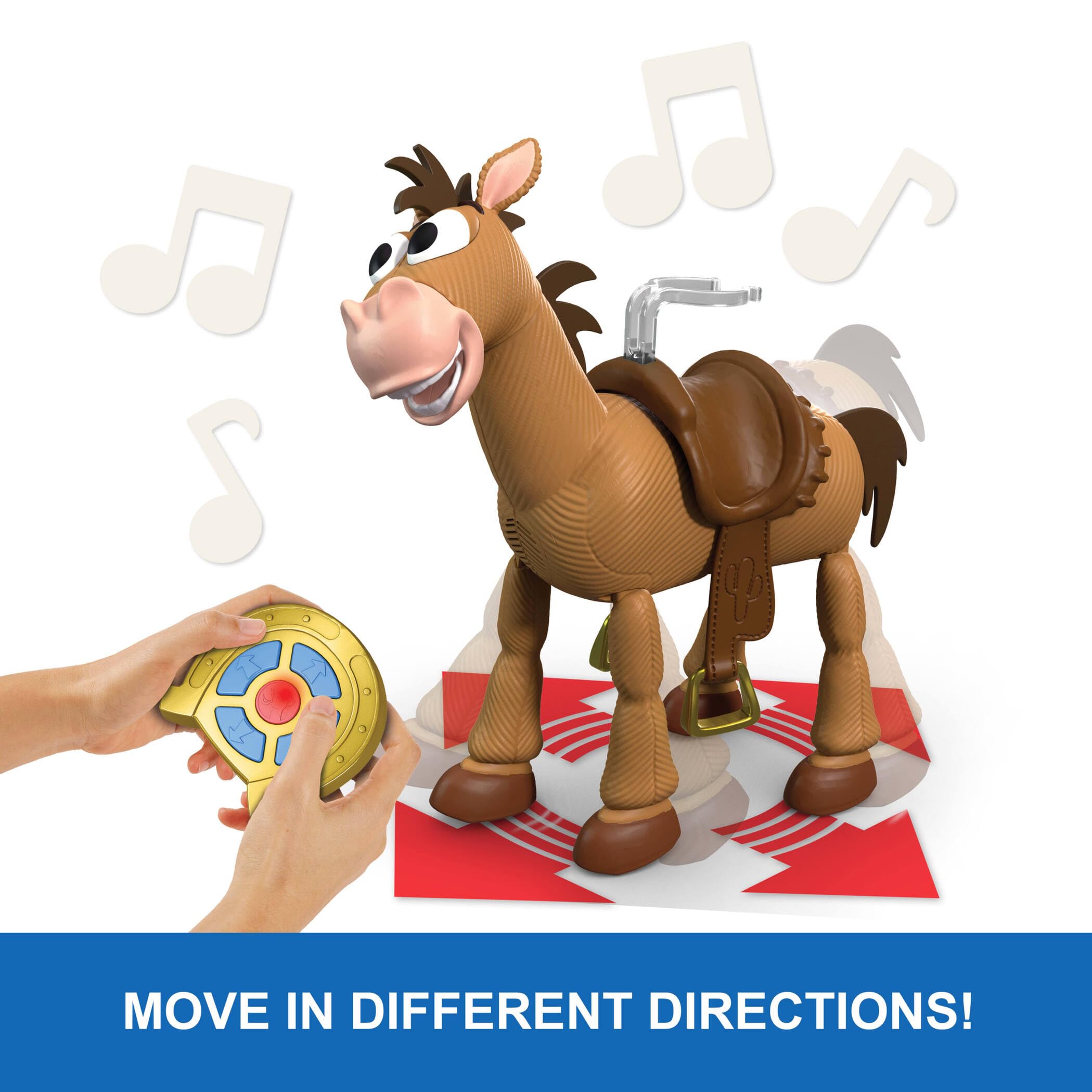 Mattel Toy Story 5 Giddy-Up Bullseye RC Figure | 12-Inch Scale | Sound & Interactive 3