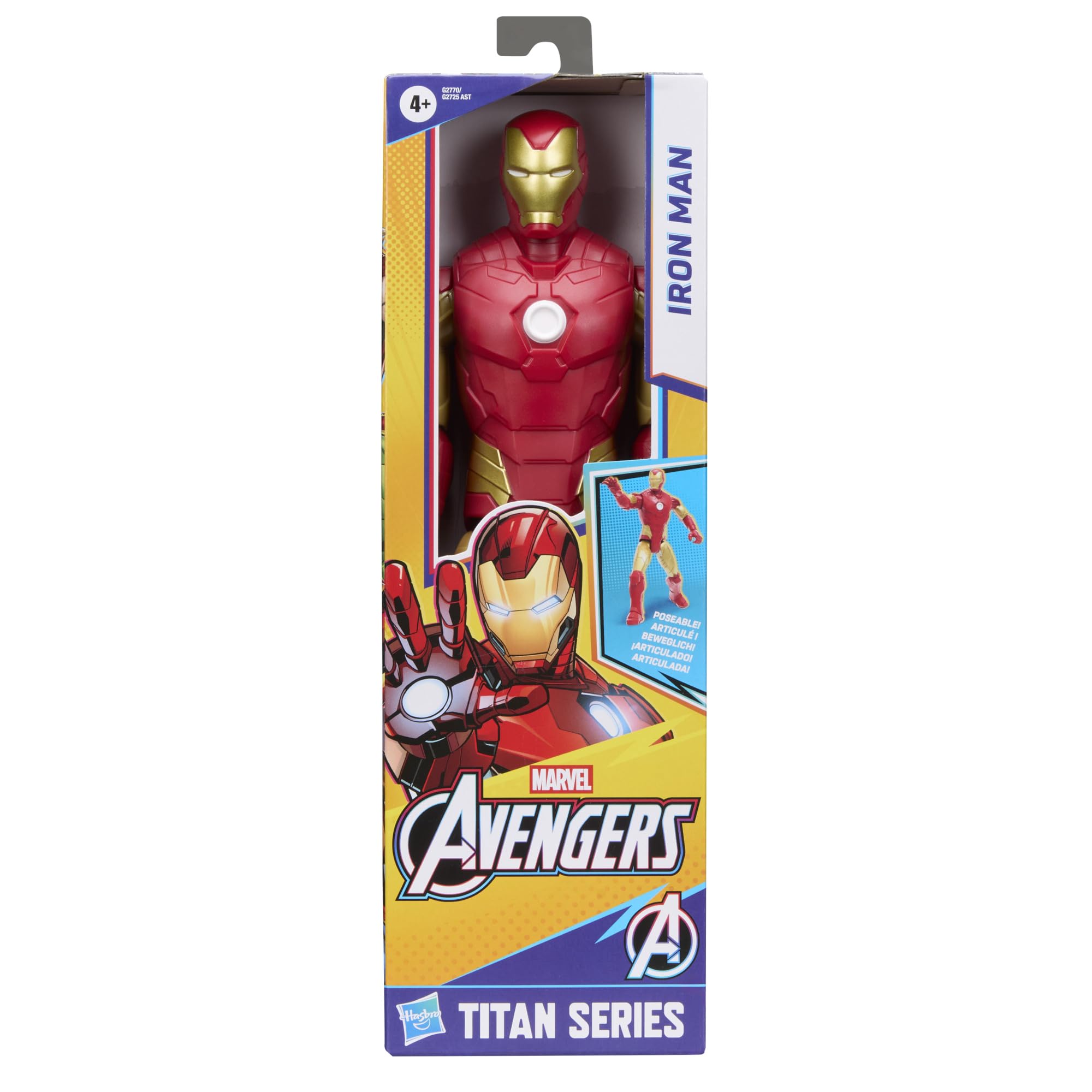 AVENGERS Iron Man Action Figure - 11.5 Inch Large Scale, 11 Points of Articulation 6