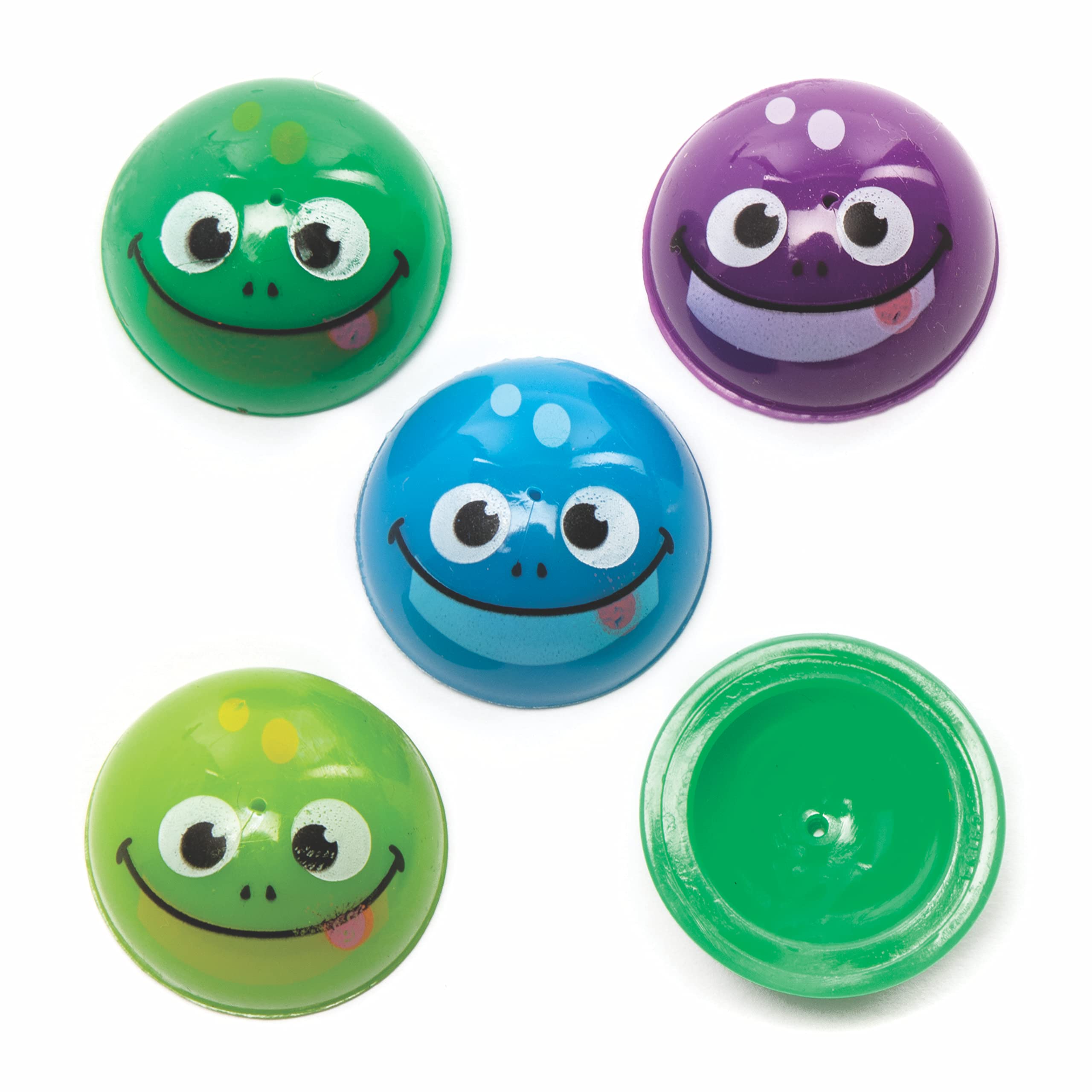 Baker Ross FE352 Frog Jumping Mini Pop Up Toy - Pack of 12 Popping Jumpers 1