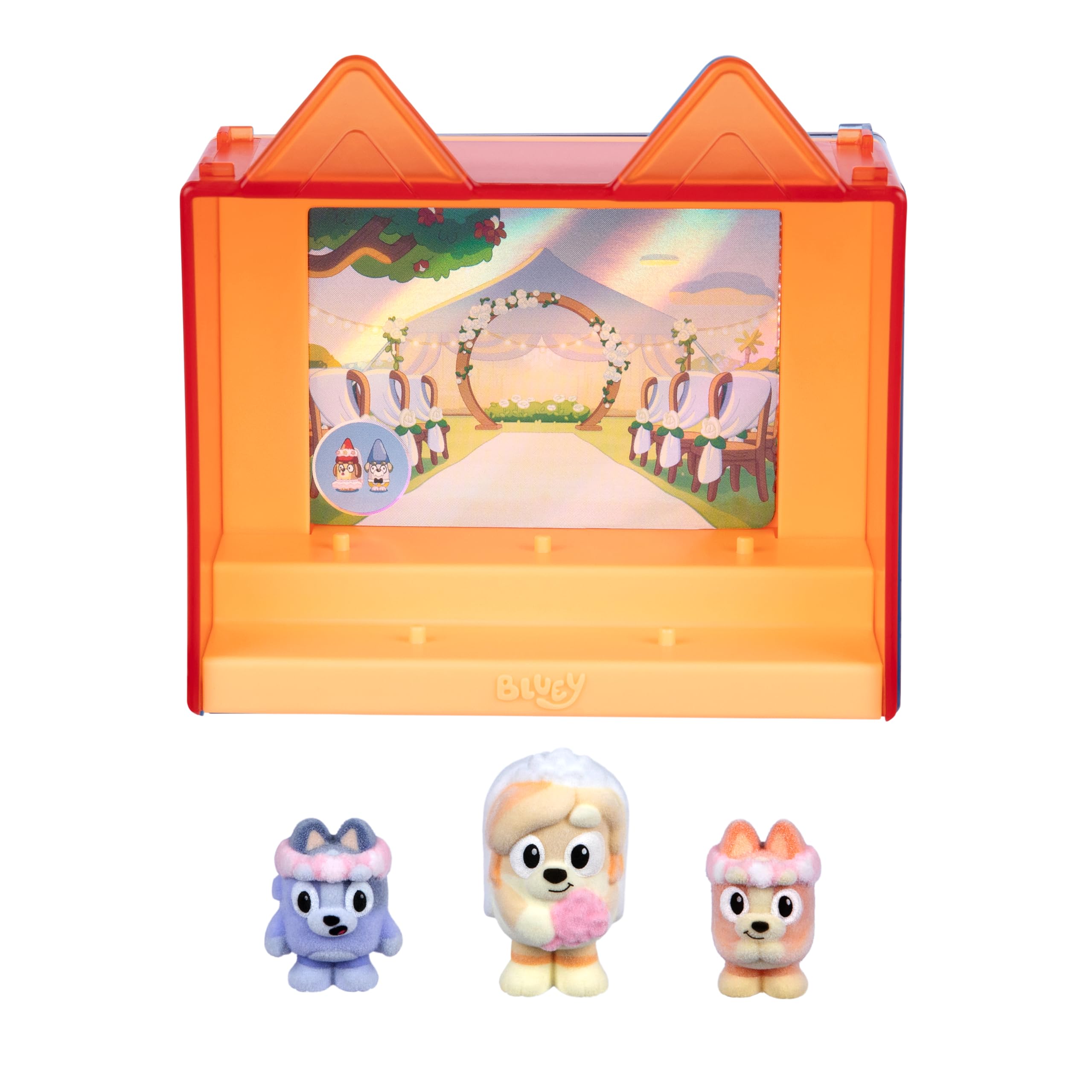 Bluey Fuzzies Episode Pack: The Sign with 3 Specially Flocked Collectible Figures | Ages 3+ 1