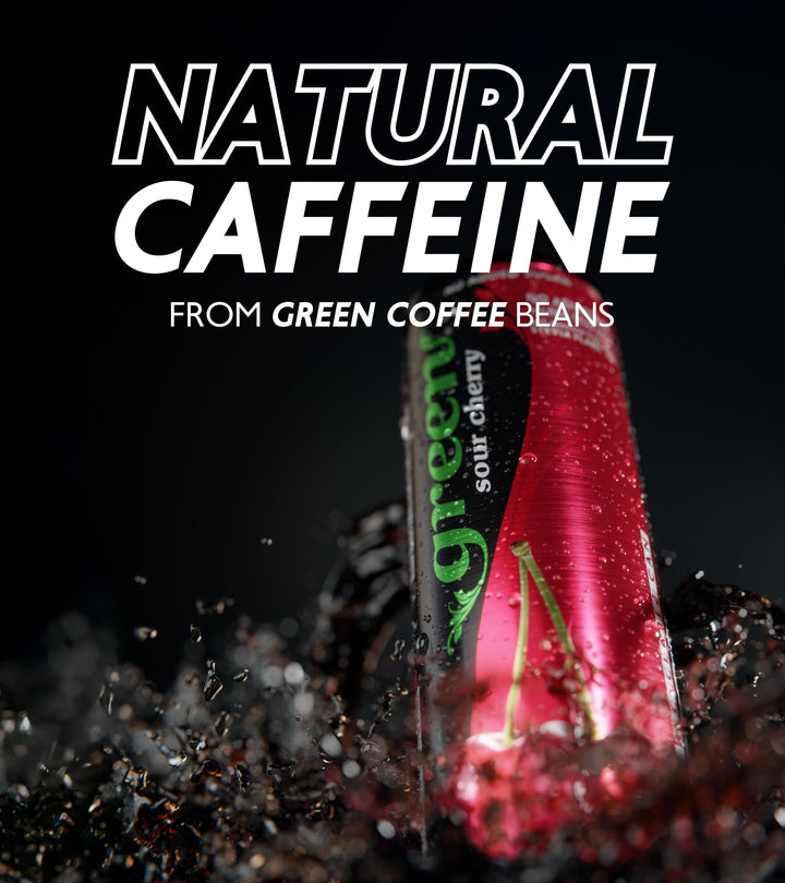 Green Cola - Sour Cherry Sparkling Drink (4 x 330ml)