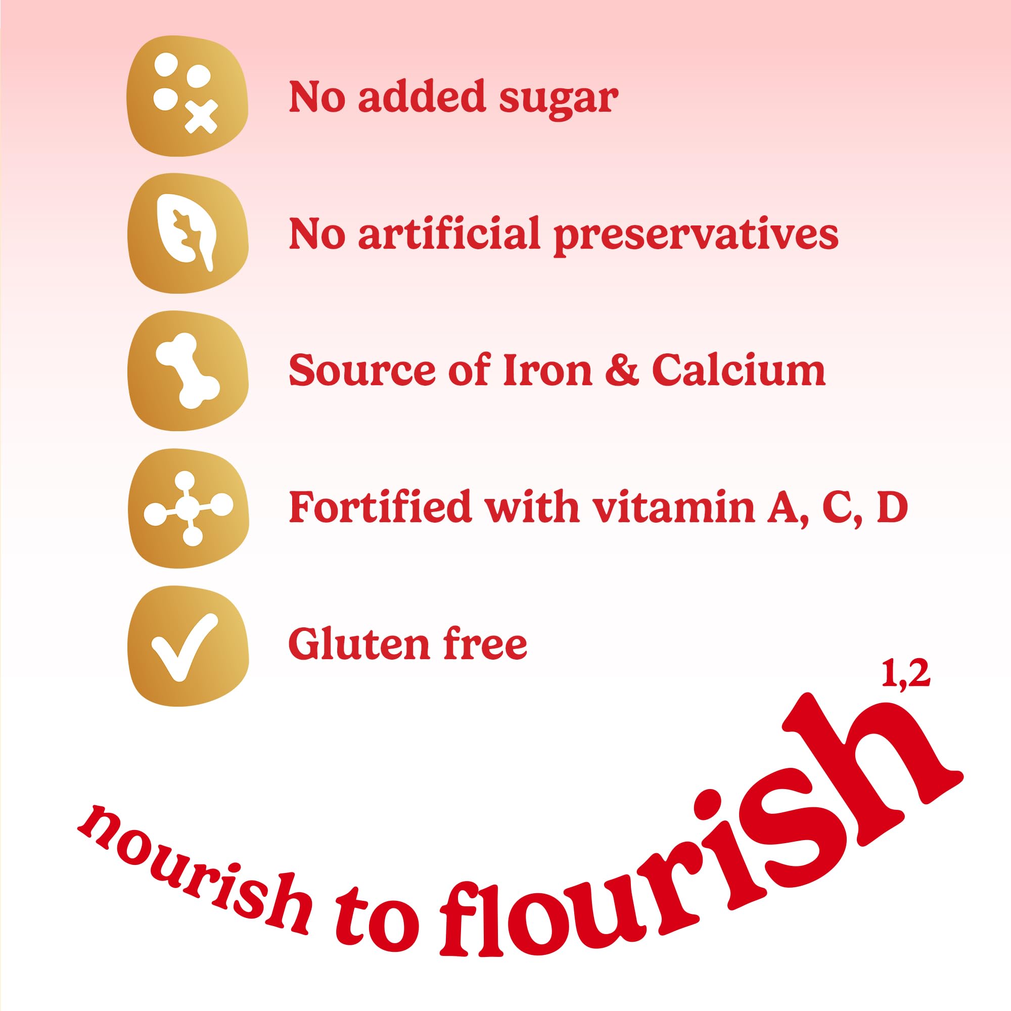Cow & Gate Creamy Porridge Baby Cereal - 4-6+ Months, 125g (Pack of 5) 2