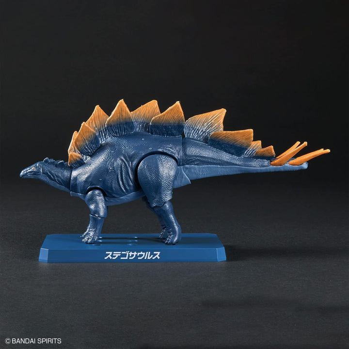 Bandai Dinosaur Plastic Stegosaurus Model Kit - Buildable Prehistoric Creature Toy
