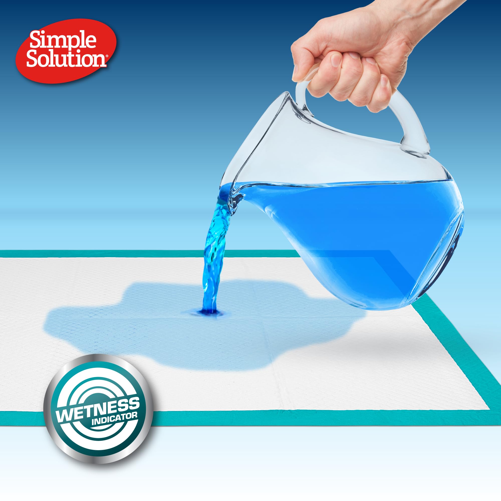 Simple Solution Extra Large Premium Dog Training Pads - Pack of 10 | 100% More Absorbency 3