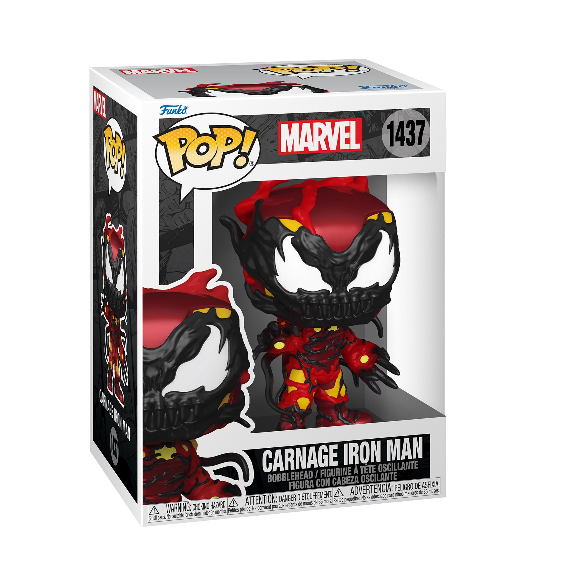 Funko Pop! Marvel: Carnageized - Iron Man Vinyl Figure | 3.75 in | Model 82646