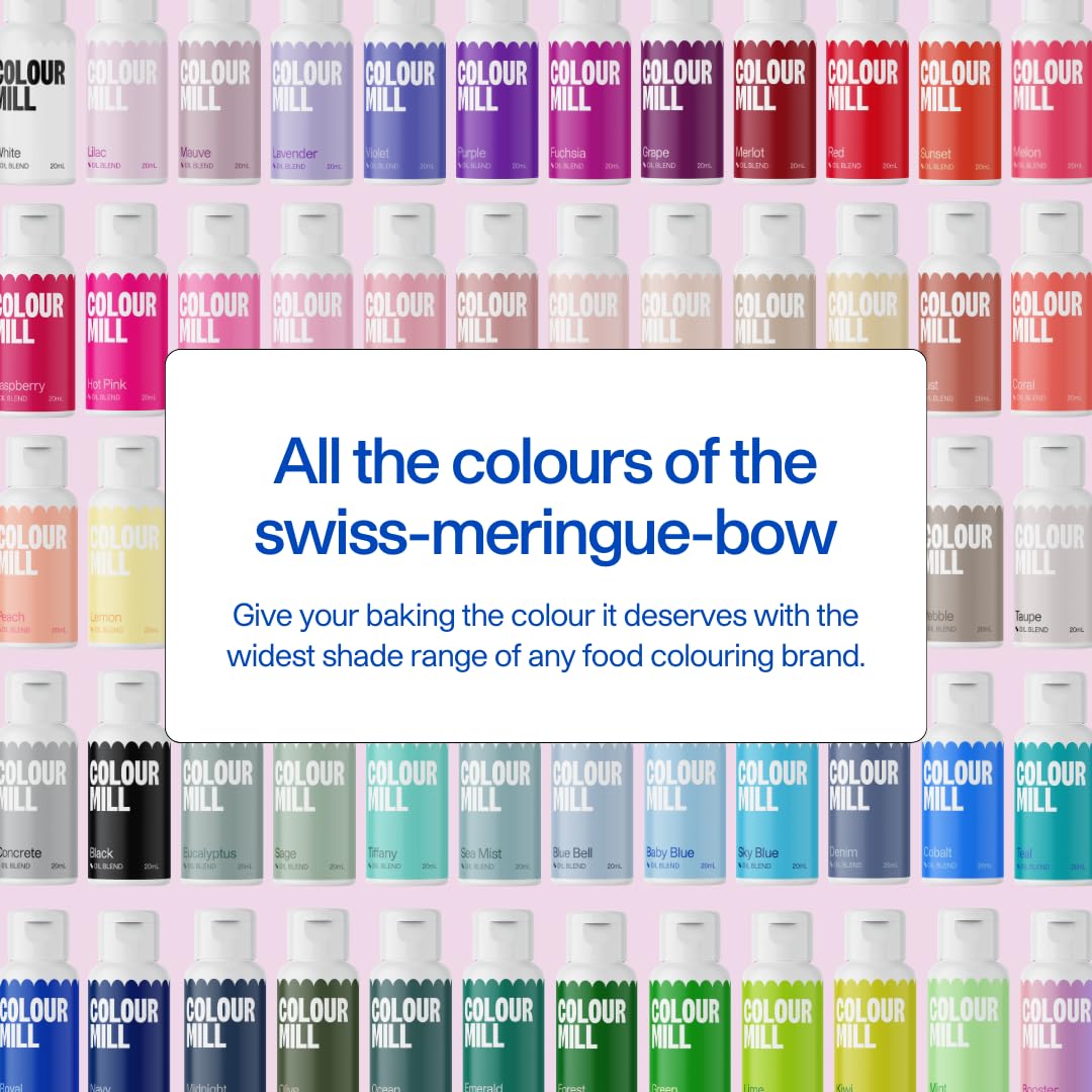 Colour Mill Oil Blend Food Colouring - Midnight | Oil-Based, High Concentration, 20ml 5