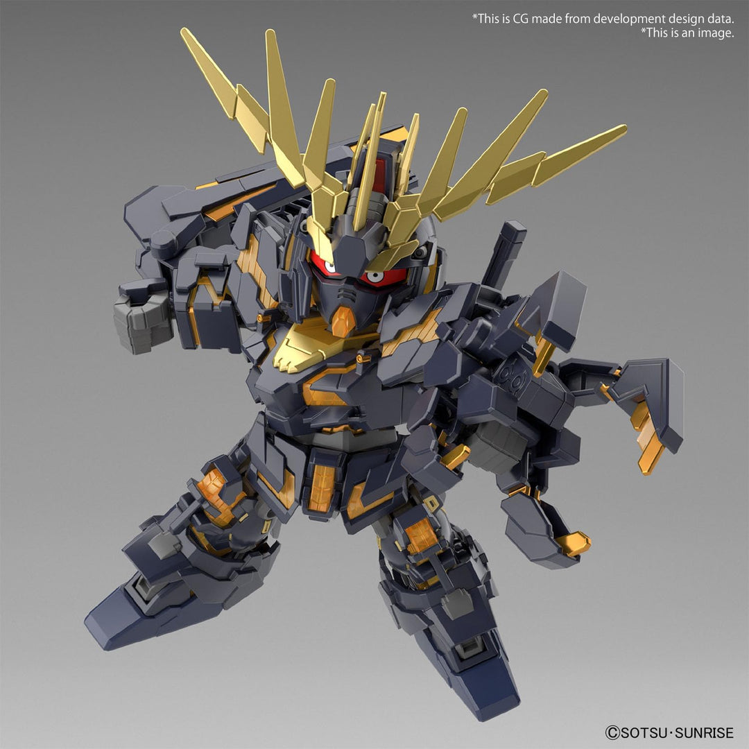 BANDAI SPIRITS SD GUNDAM -Cross Silhouette Unicorn 02 Banshee & Norn Parts -Model Kit