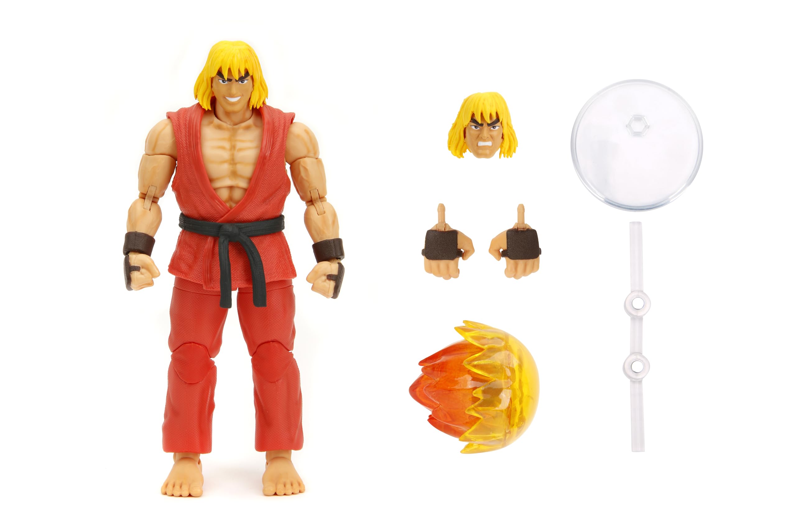 Street Fighter 6 - Jada Ken Masters 6" Deluxe Collector Action Figure 1