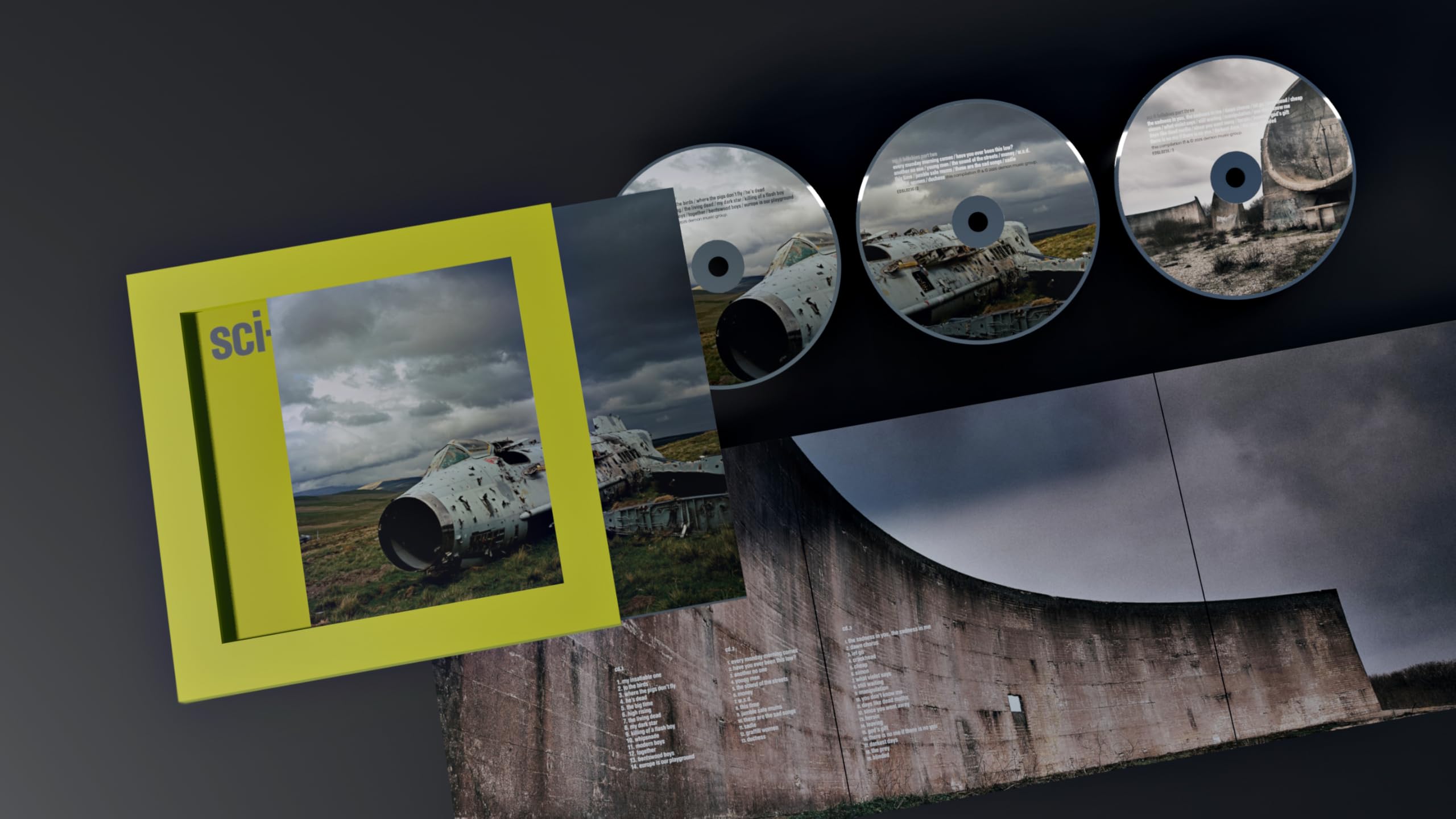 Suede – Sci-Fi Lullabies 3CD Deluxe-Verpackung