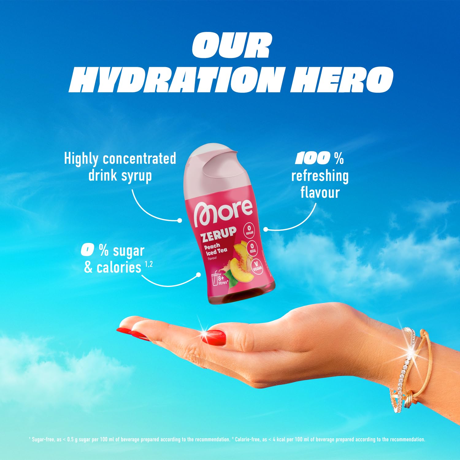 MORE NUTRITION Zerup Pear - Sugar-Free | 65 ml | 8 Liters Ready-to-Drink 2