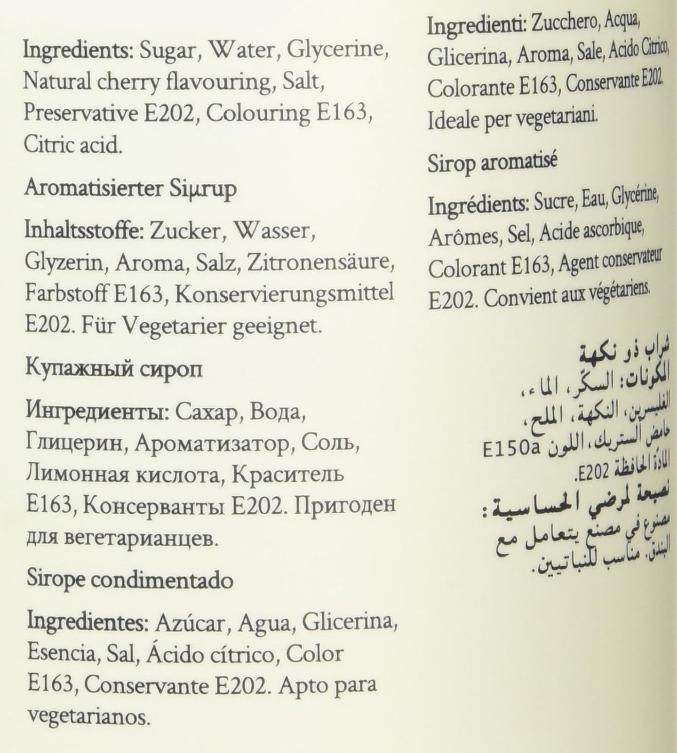 Simply Cherry Syrup 1 Litre 6