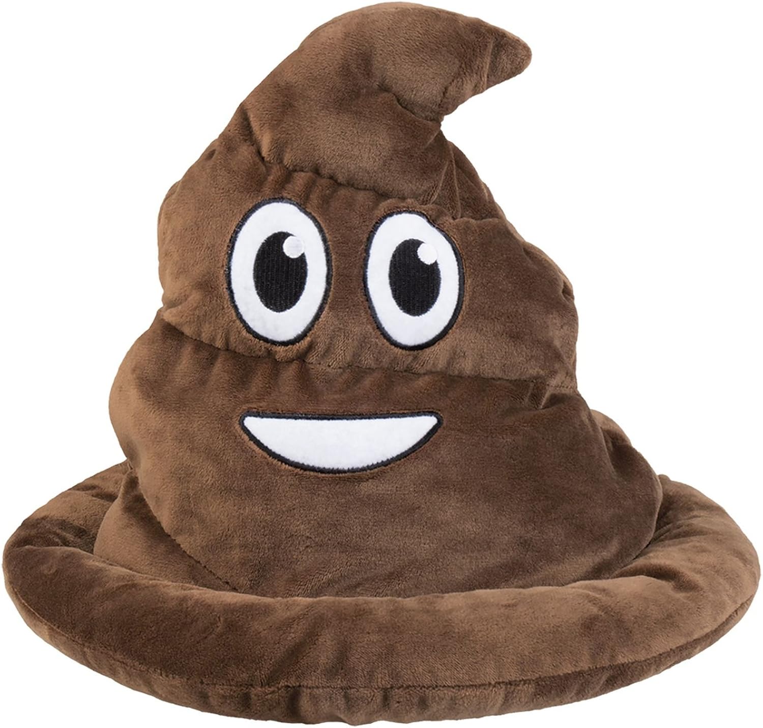 Boland Shithead Plush Face Hat Brown One Size 1