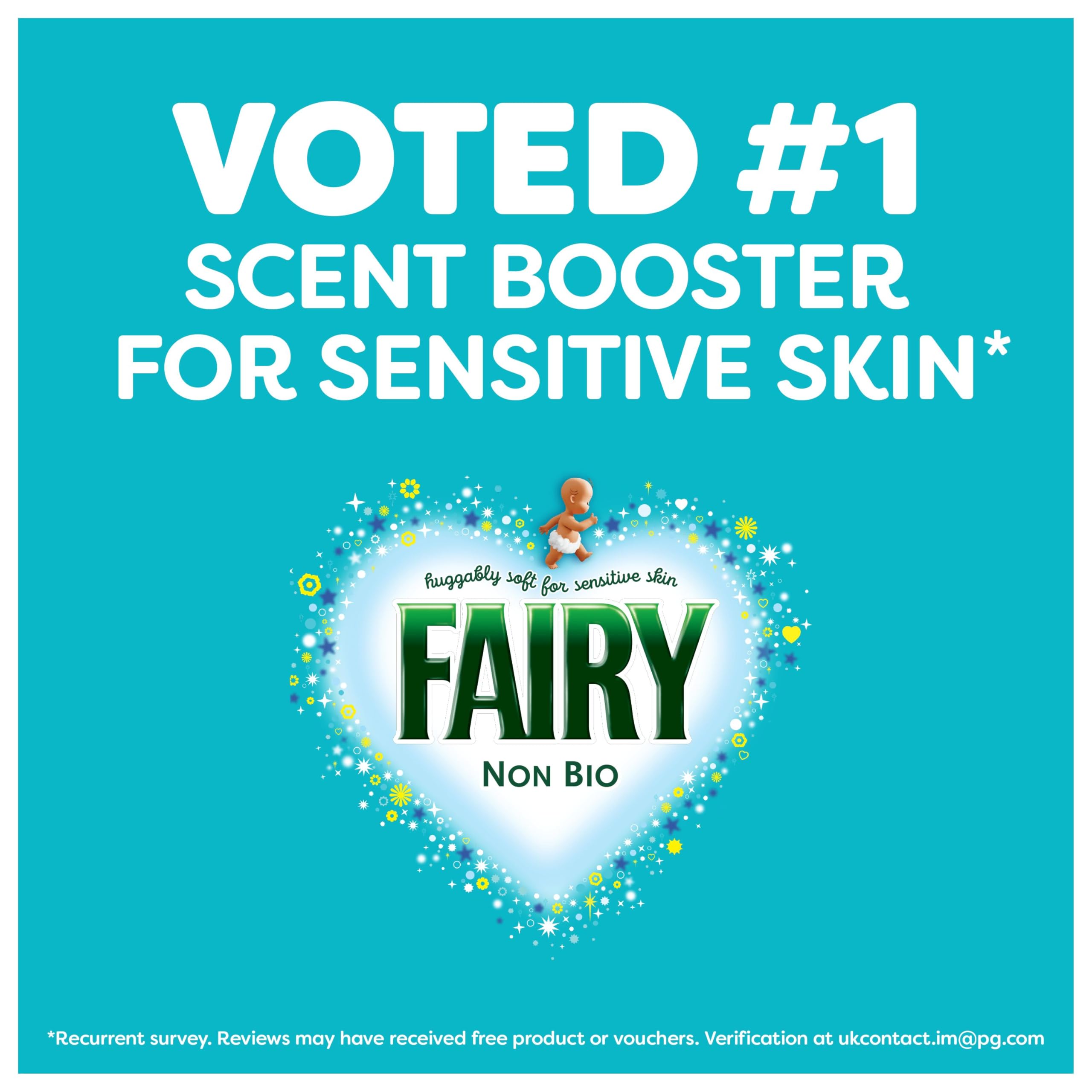 Fairy In-Wash Scent Booster - Cherry Blossom & Nordic Cotton, Mild Freshness | 6 x 155g 3