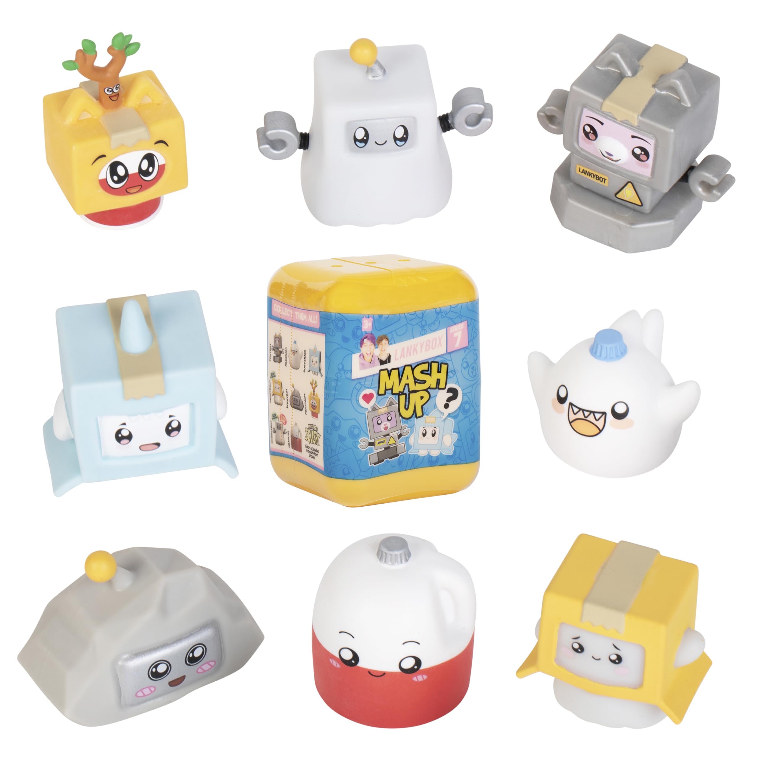 LankyBox Mini Mystery Squishies Series 7 - Collectible Mini Squishy Figures 1