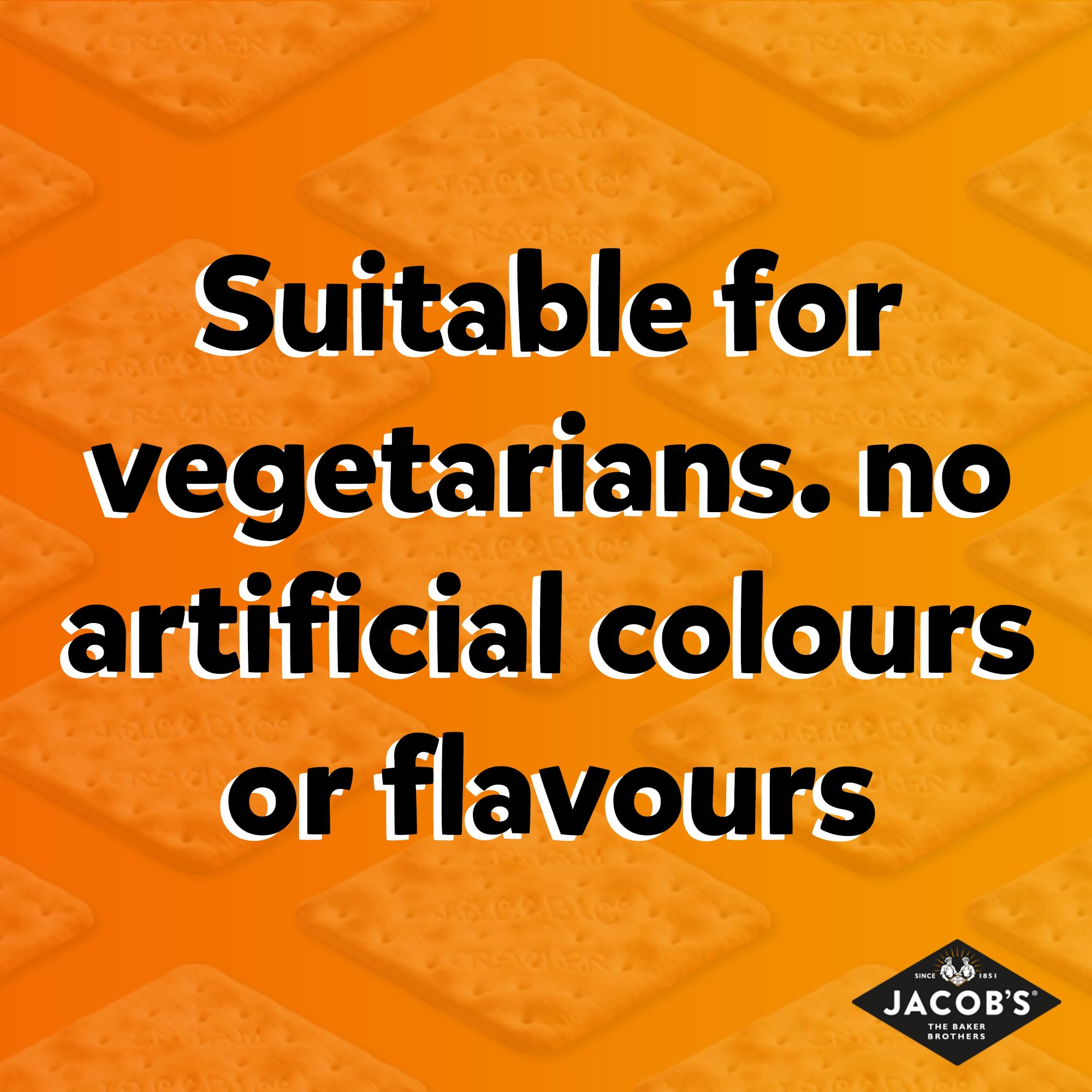 Jacob's Crispbreads Mixed Grain Crackers, 20 Crackers (5 Packs of 4), 190g 5