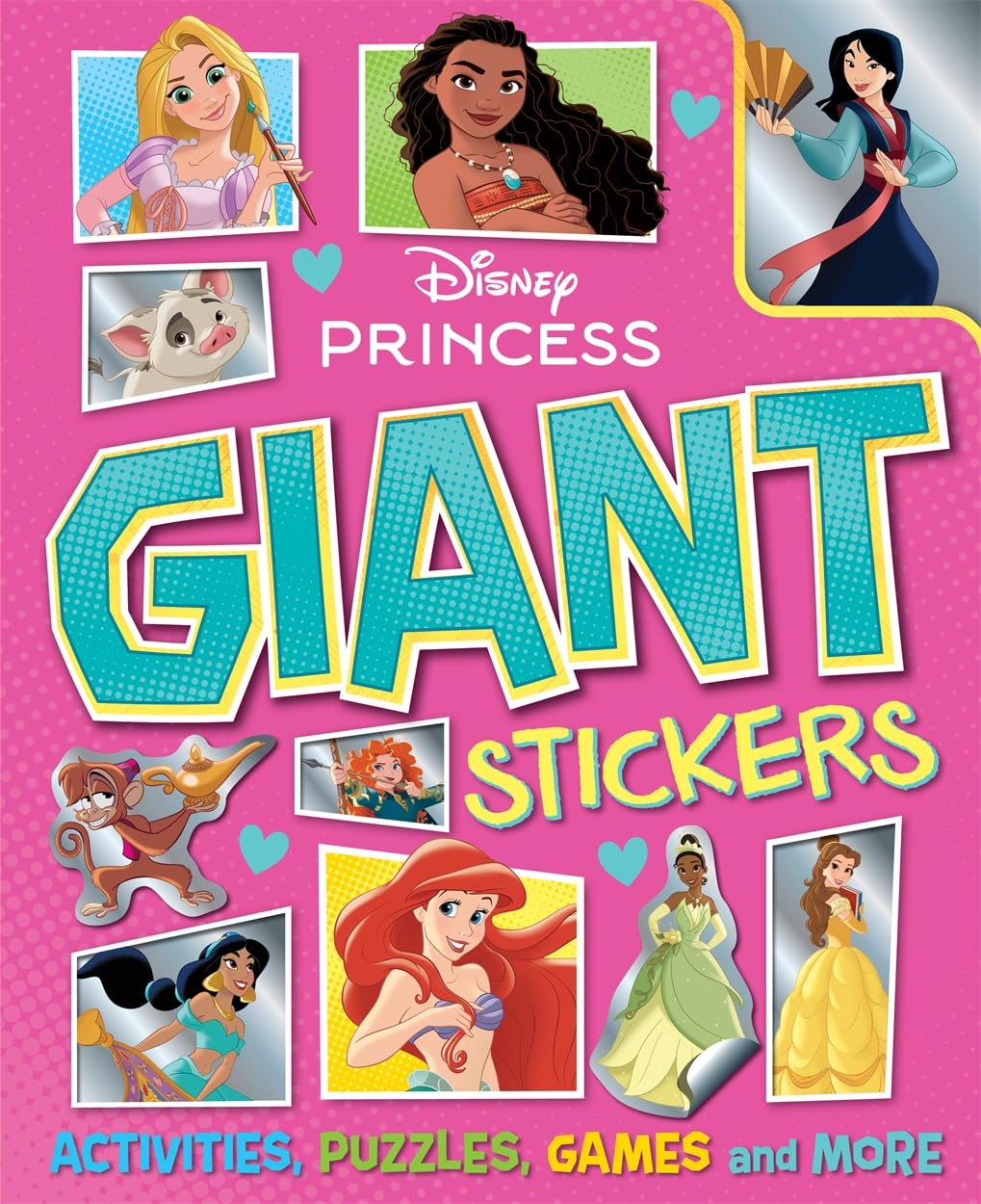 Autumn Disney Princess: Giant Stickers Activity Book | Ages 4-6 | Paperback