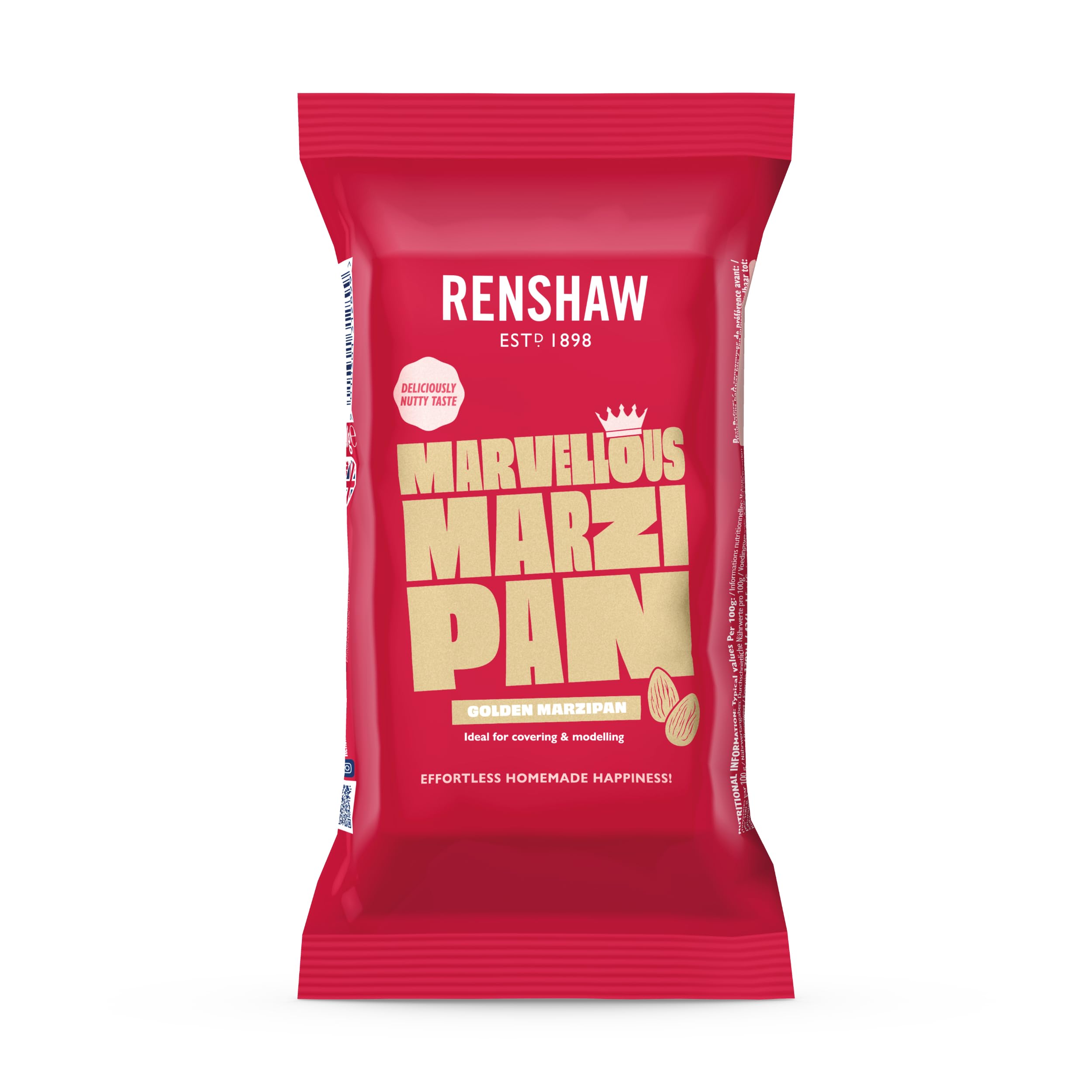 Renshaw Golden Marvellous Marzipan - Yellow, 500 g 1